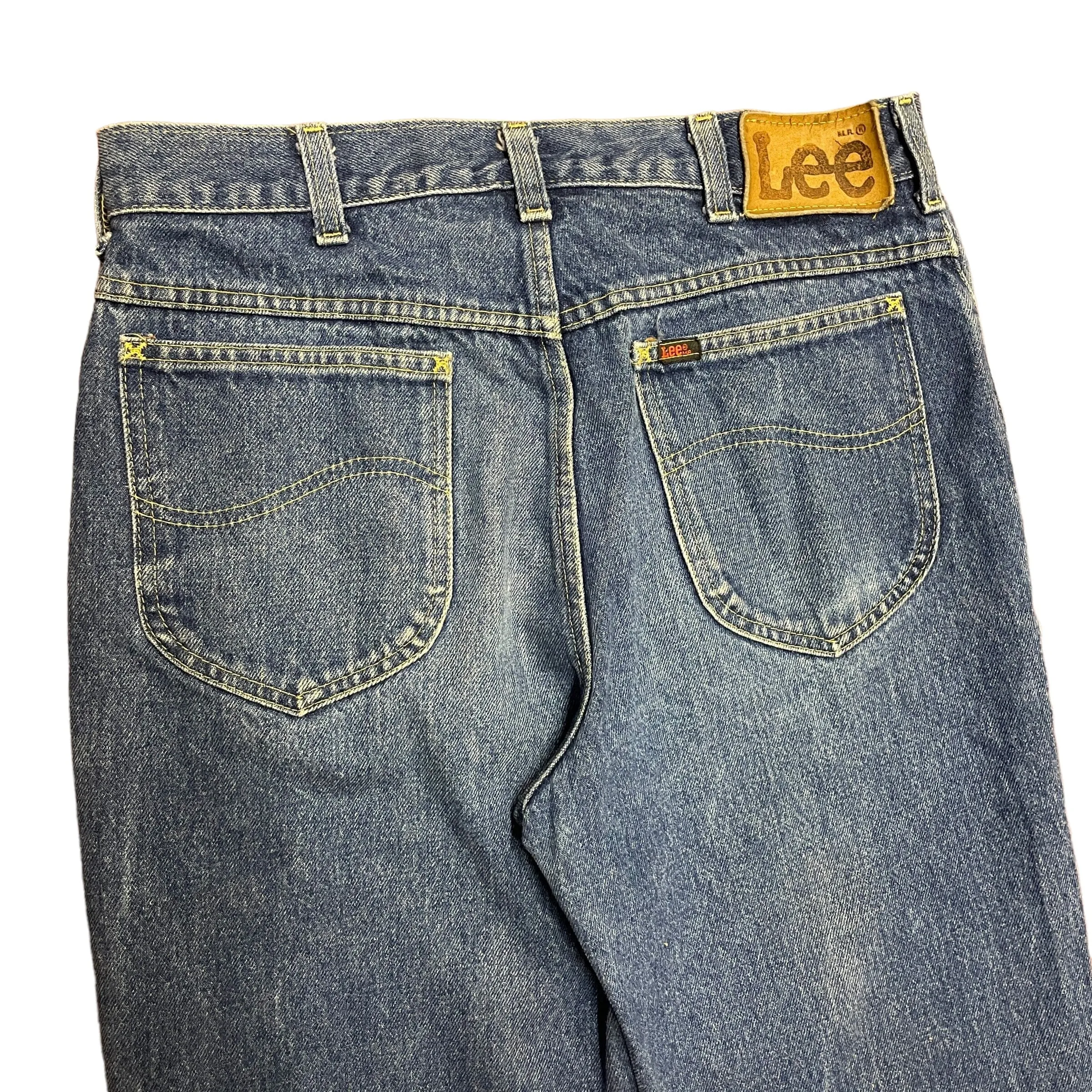 70s Lee Riders Vintage Denim Jeans with Talon 42 Zipper Size 31"