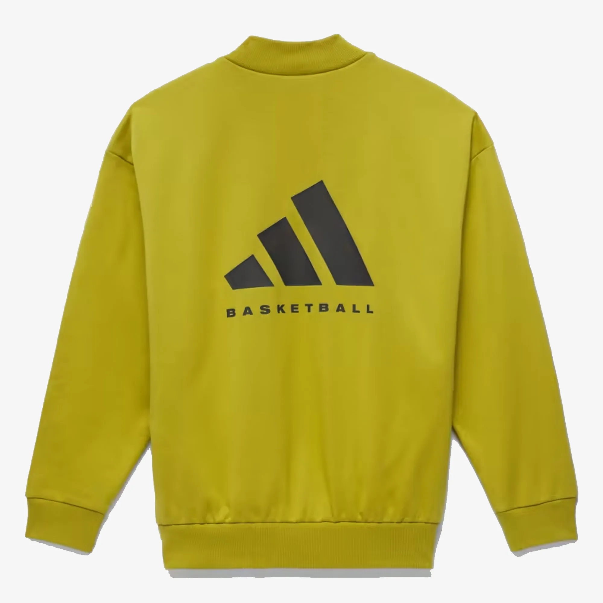 ADIDAS BASKETBALL 001 CREW NECK SWEAT 'OLIVES'