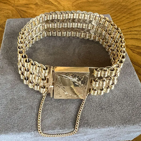 Antique Wide Bracelet