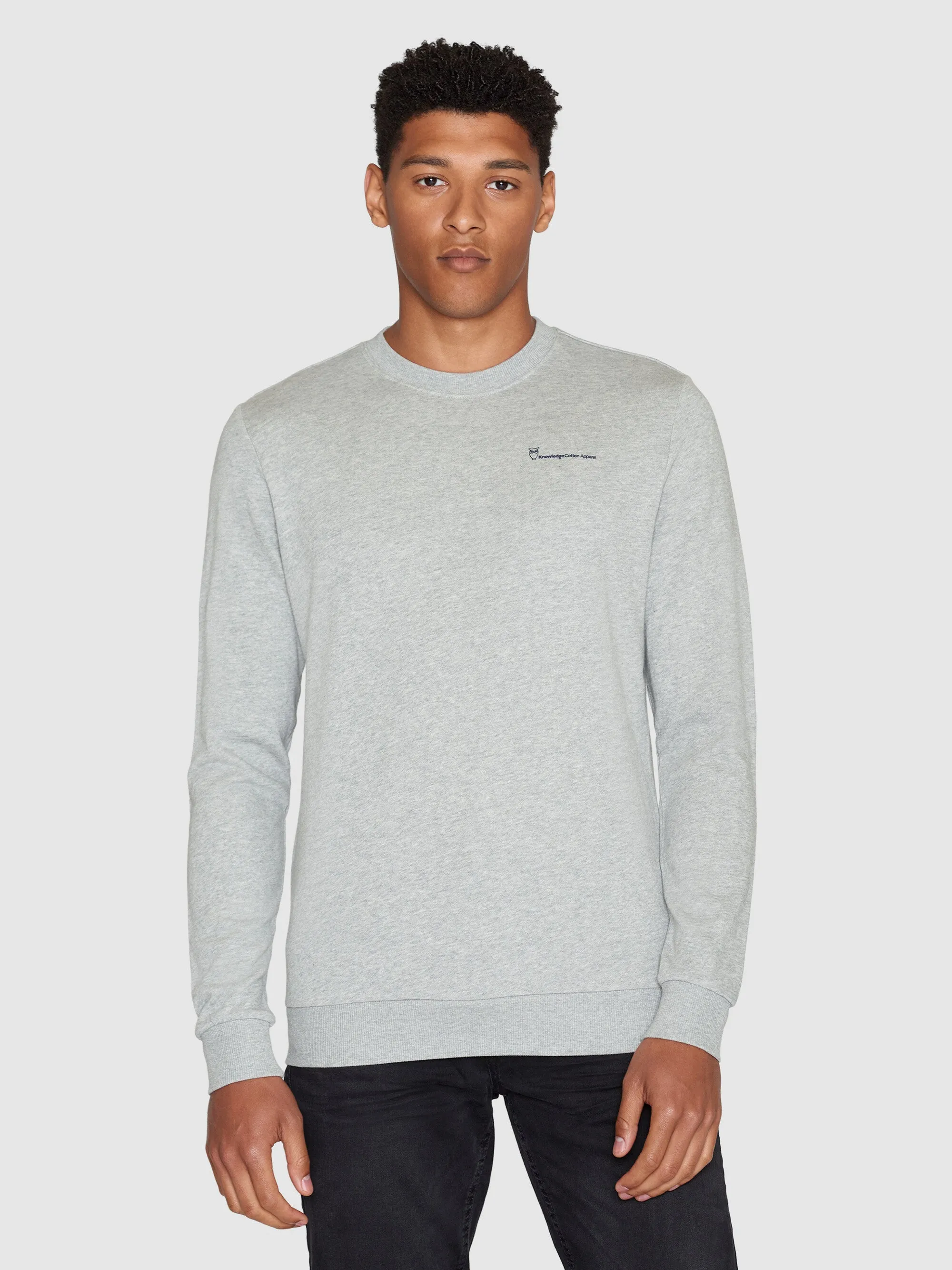 Basic knowledgecotton sweat - Grey Melange