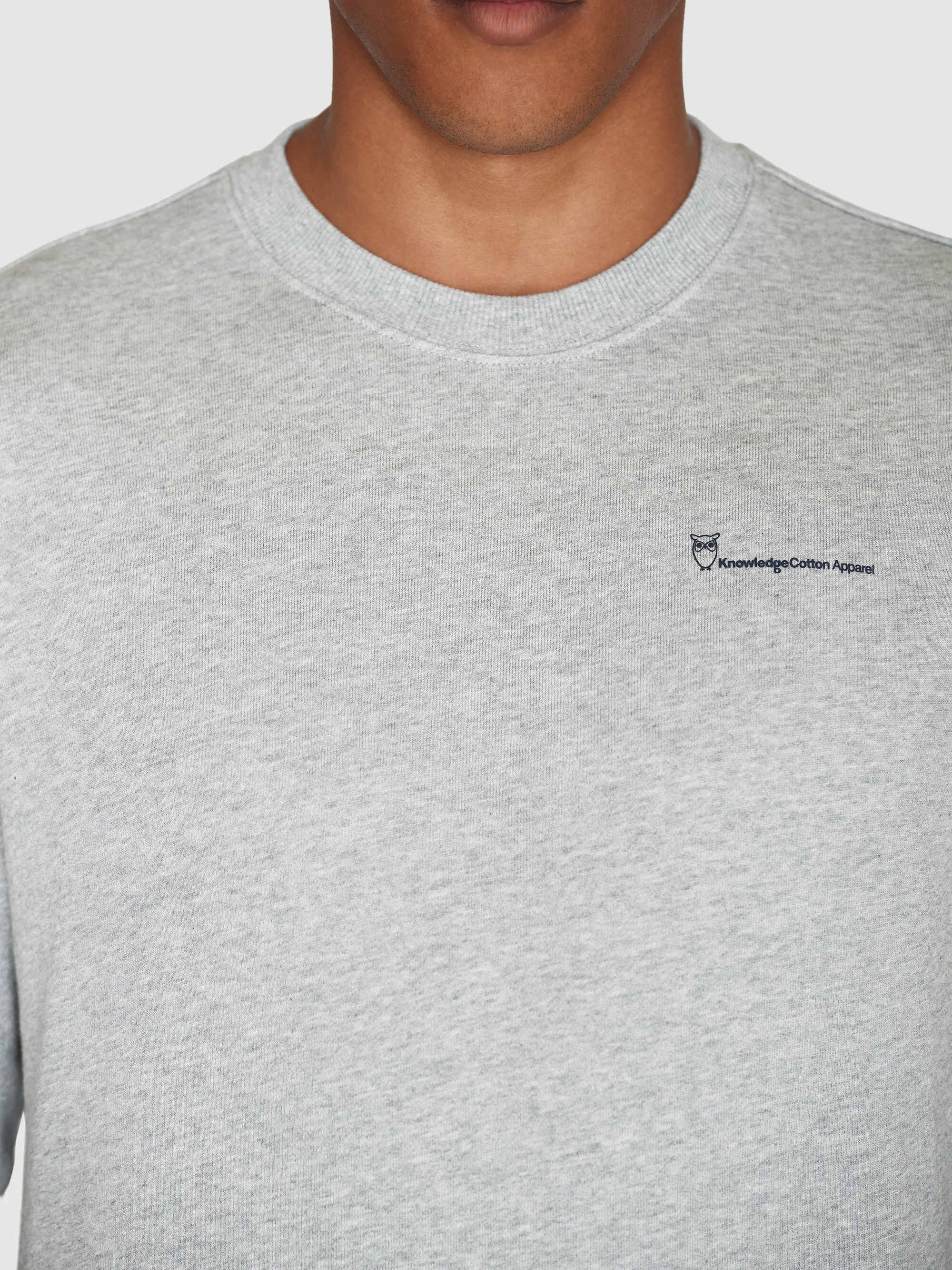 Basic knowledgecotton sweat - Grey Melange