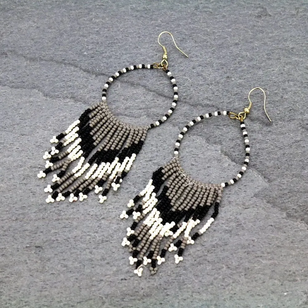 Beaded Western Navajo earrings