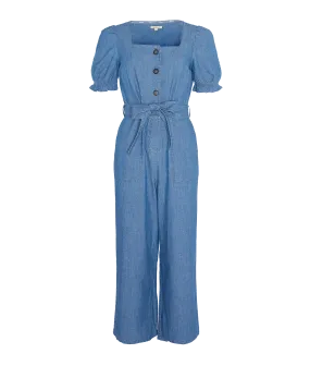 Berkley Wide Leg Jumpsuit - Blue