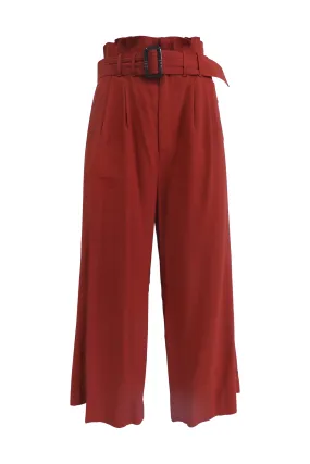 Berry Red Wide Pant