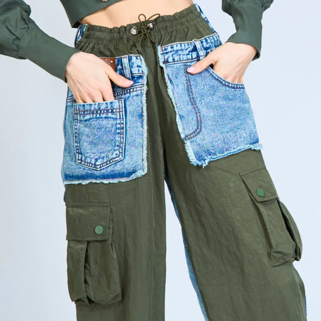 Blended cargo pant wholesale