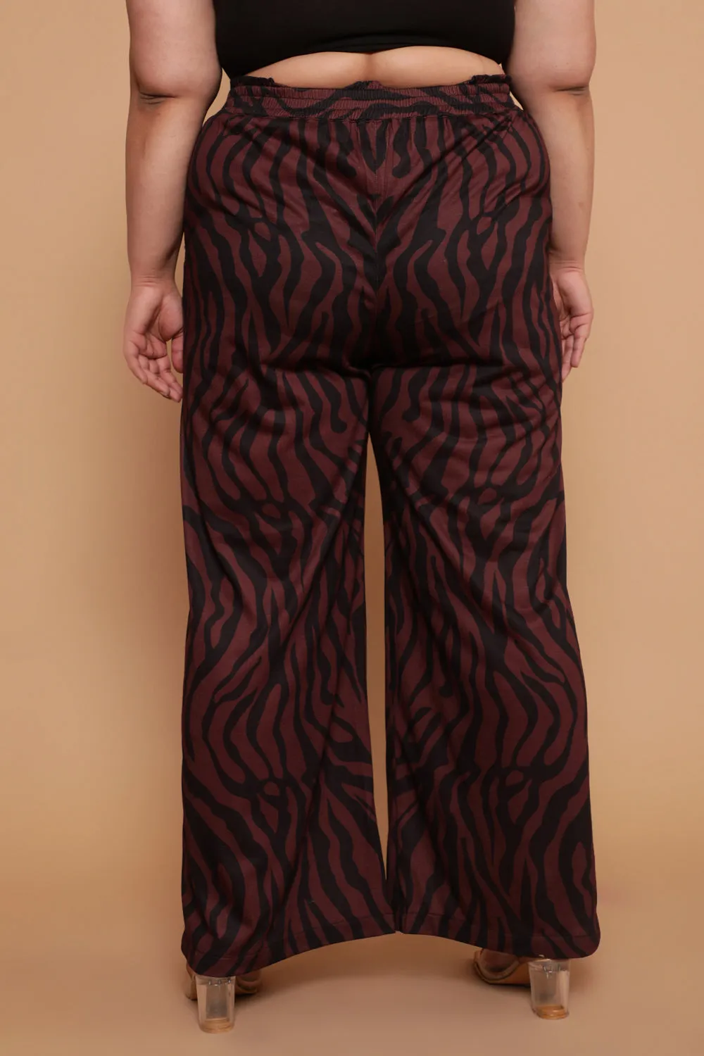 Bronze Tiger High Waist Pants