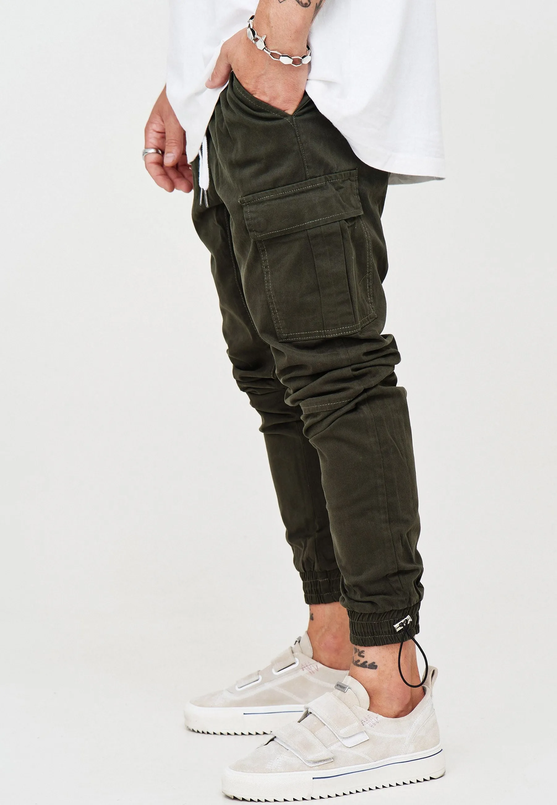 Cargo Jogger Chino Khaki 3888