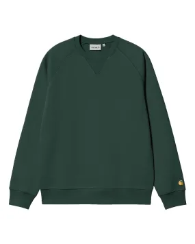 Carhartt Wip Chase Sweat Discovery Green Gold