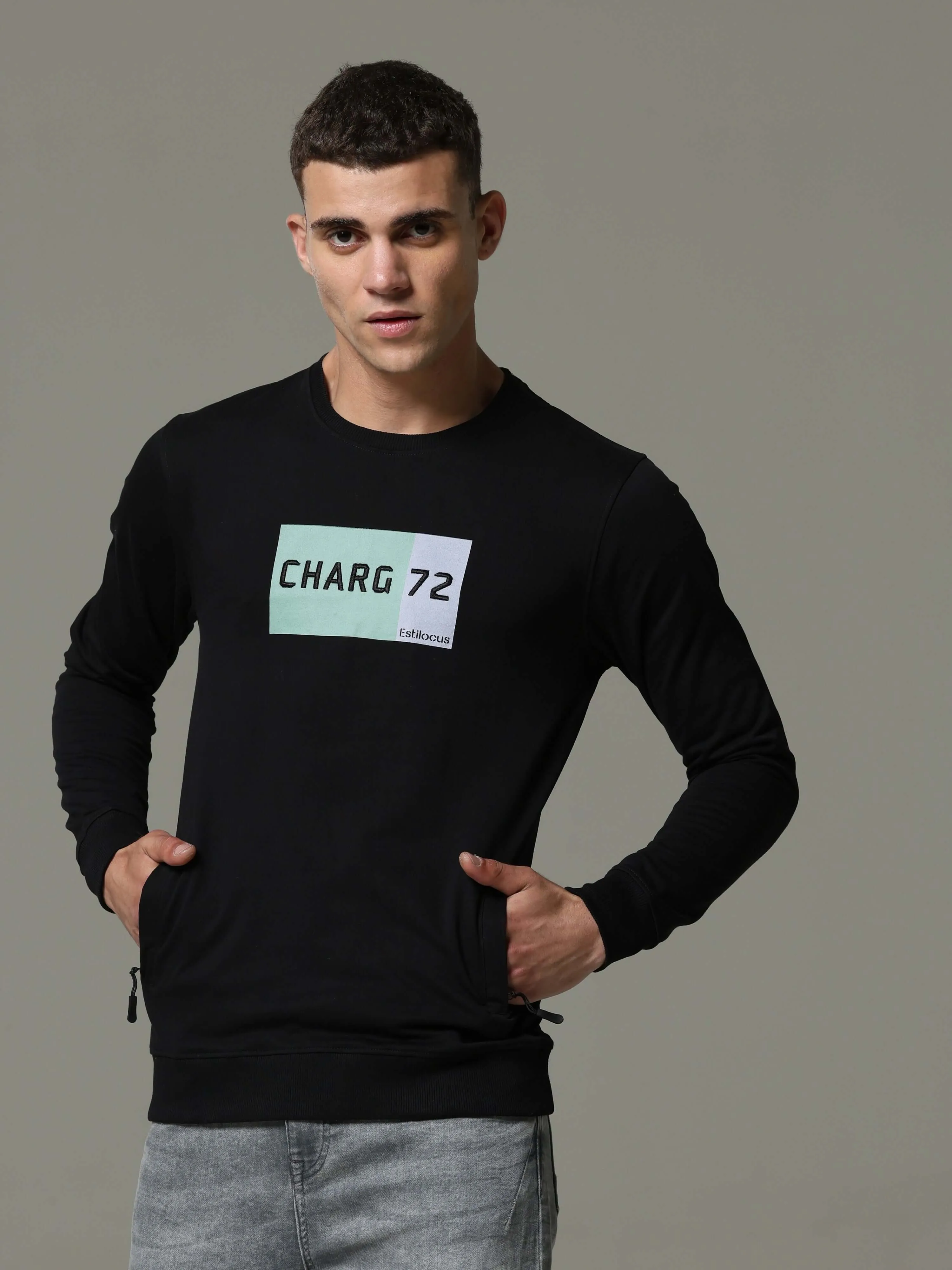 Charg Black Sweat Shirt