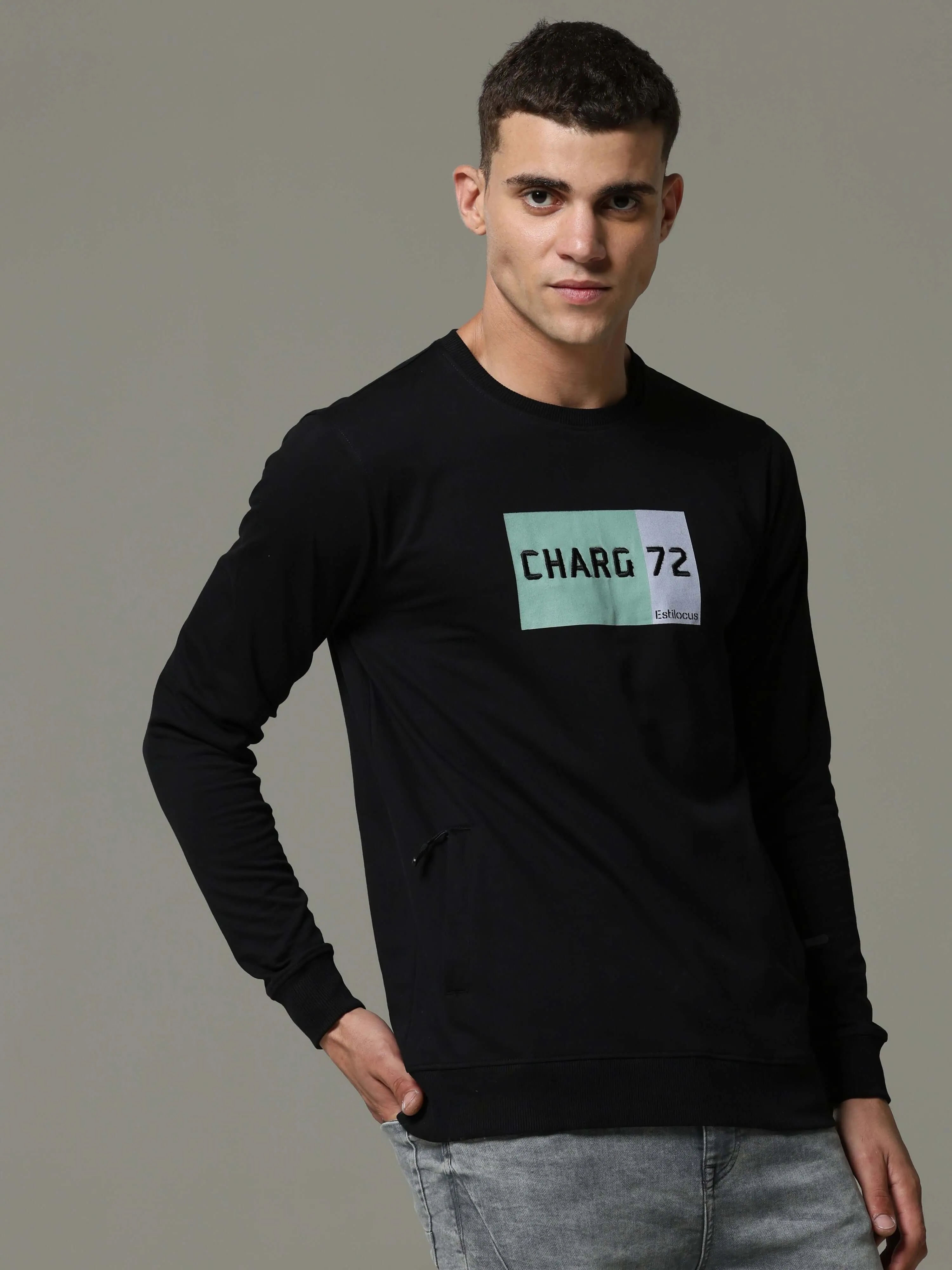 Charg Black Sweat Shirt