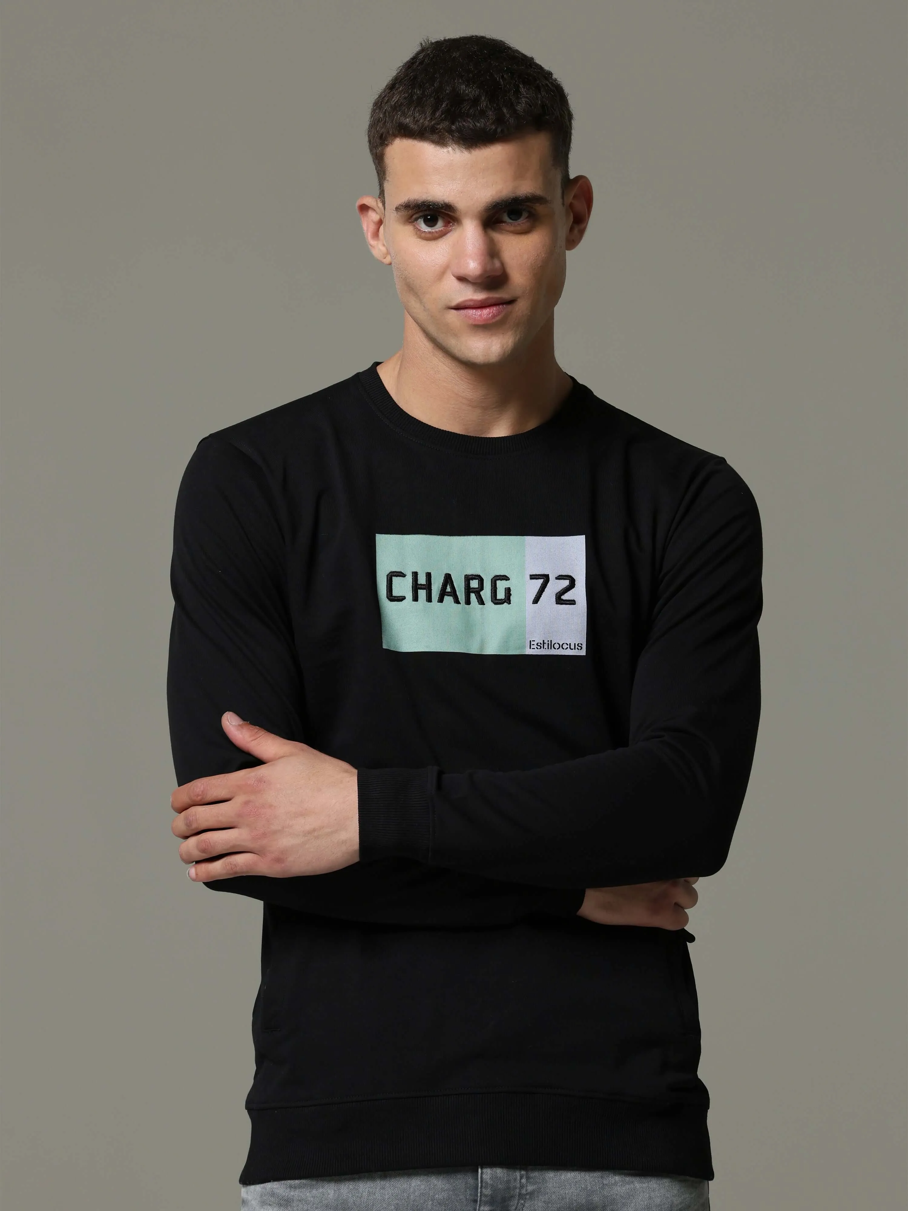 Charg Black Sweat Shirt