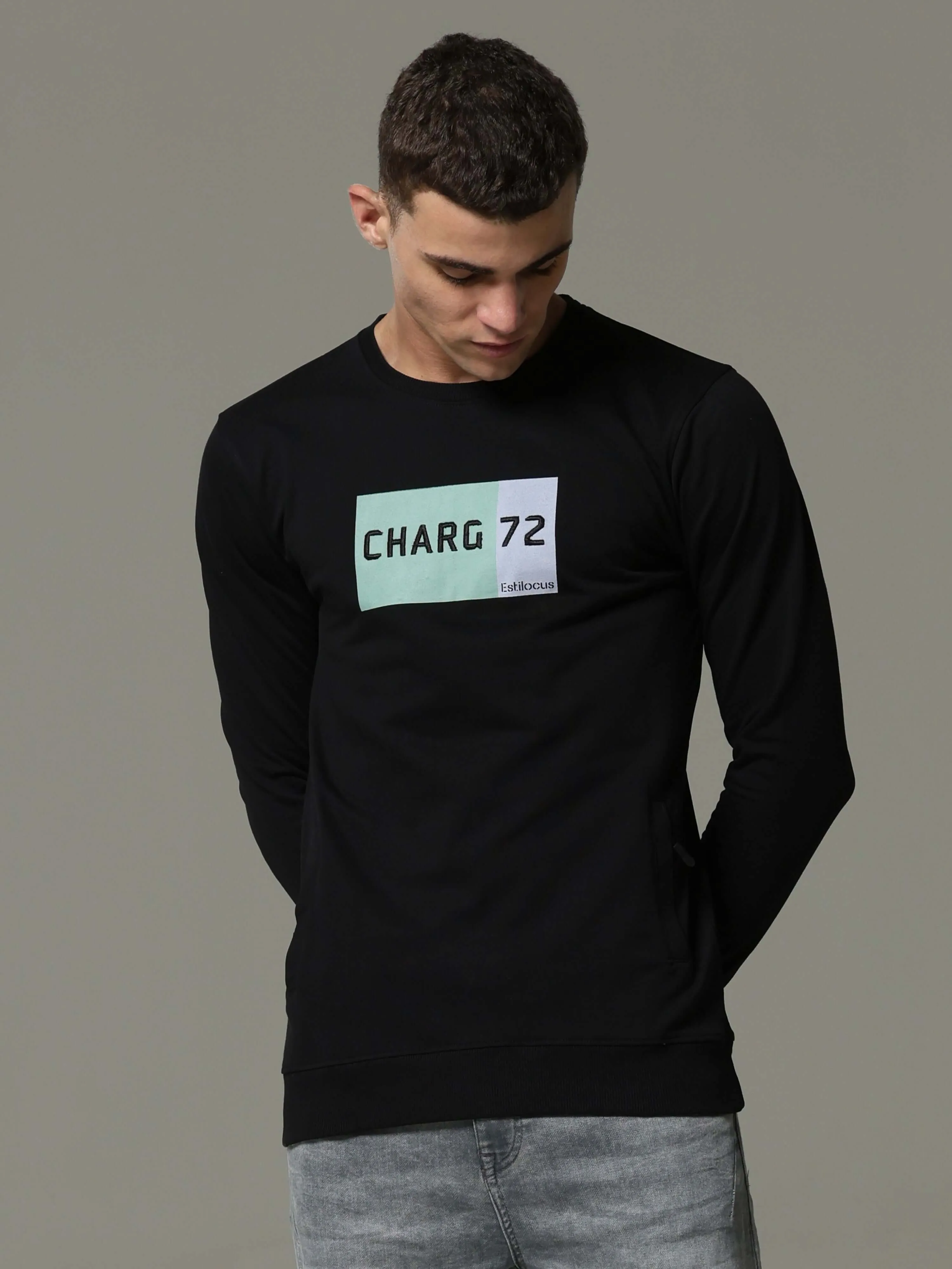 Charg Black Sweat Shirt