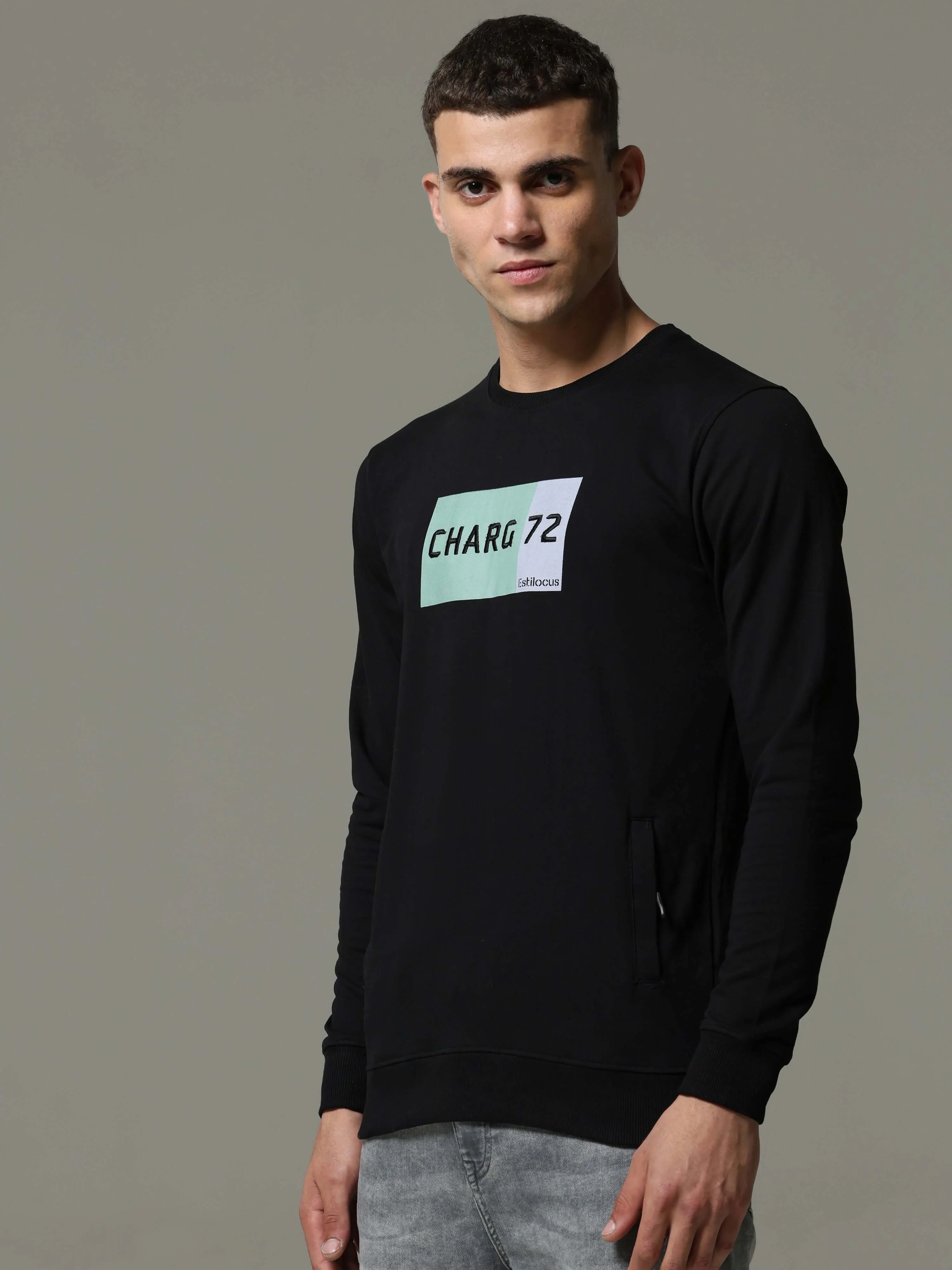 Charg Black Sweat Shirt