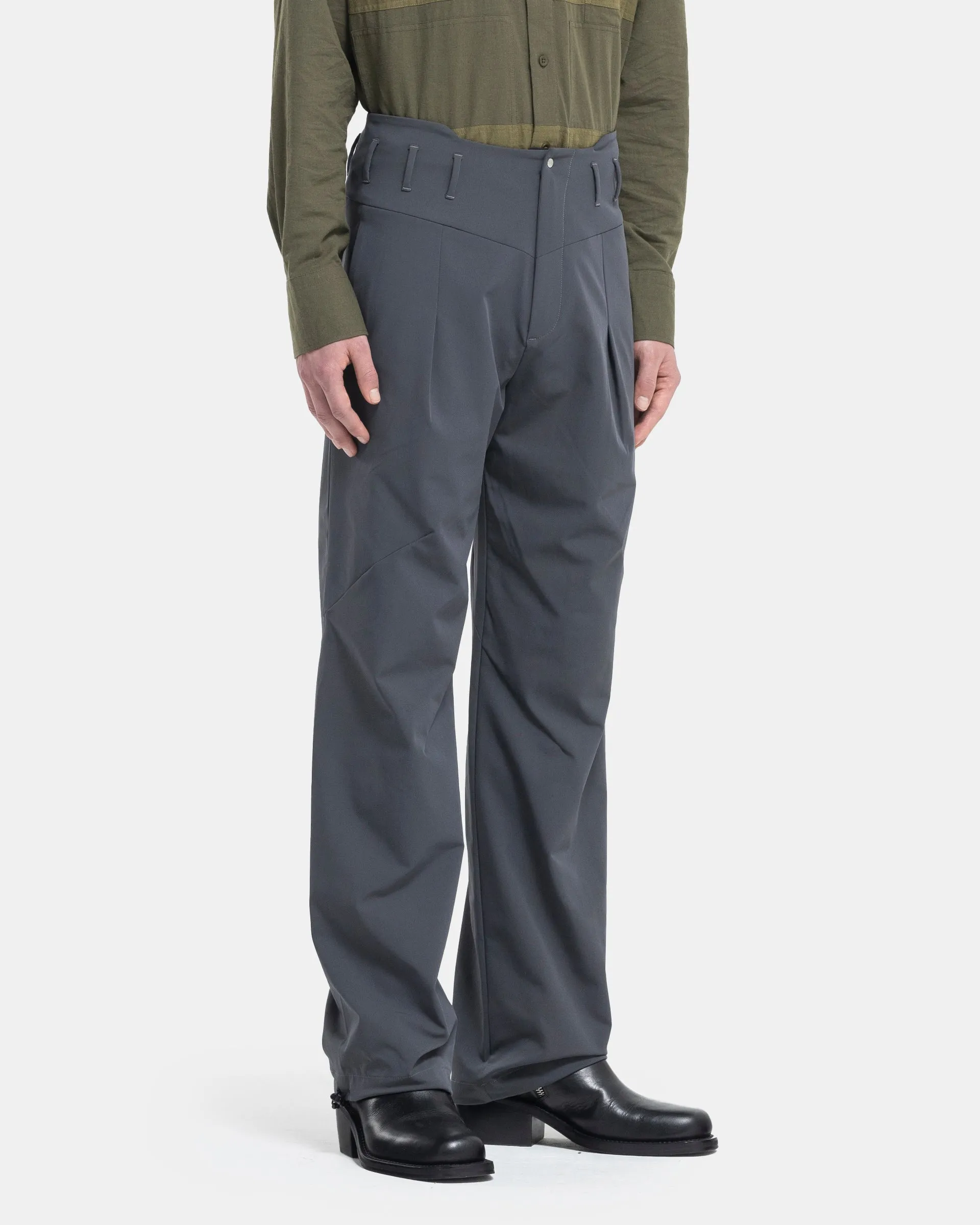 Dart Pants in Grey and Meteorite