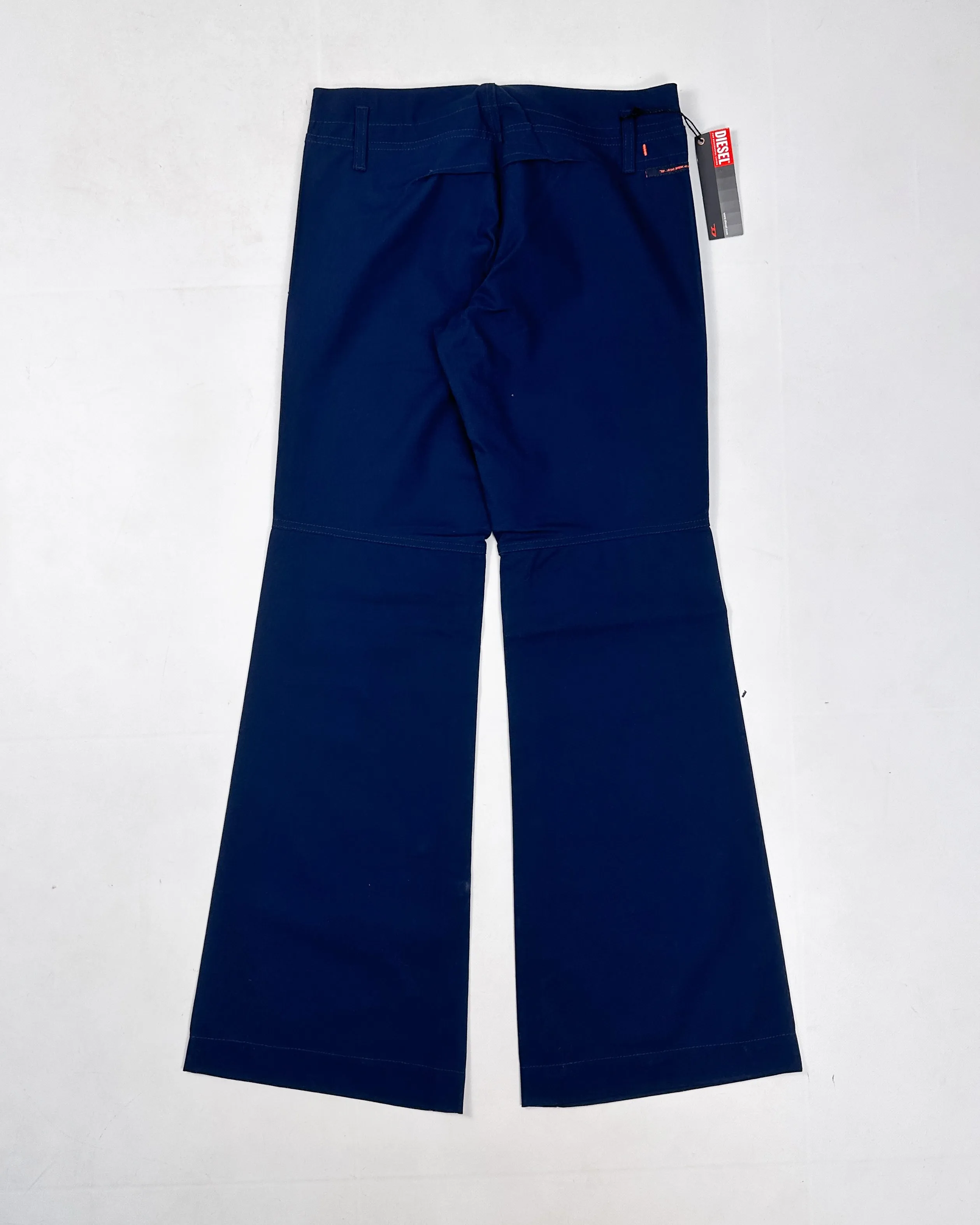 Diesel Blue Biland Flare Pants 2000's