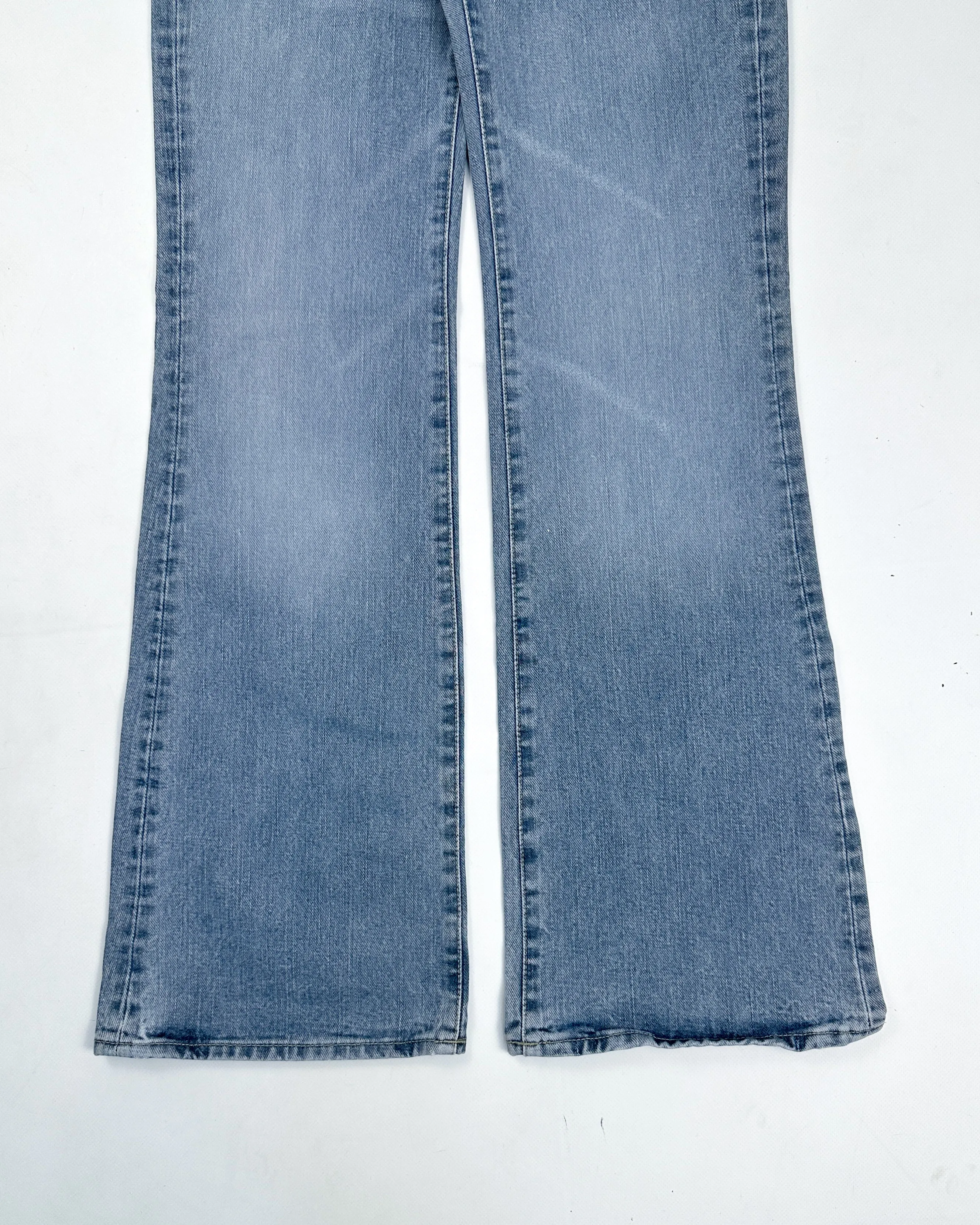 Diesel Flare Washed Denim Pants 2000's