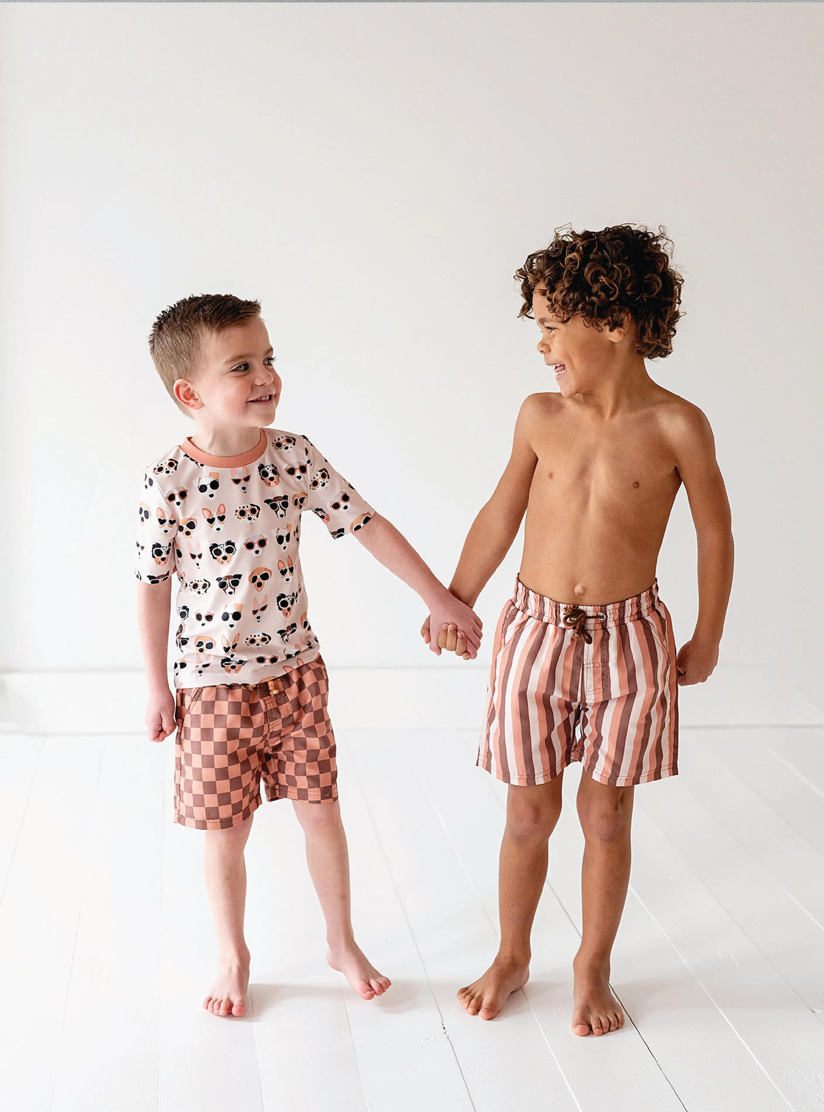 Earthy Stripe Shorts