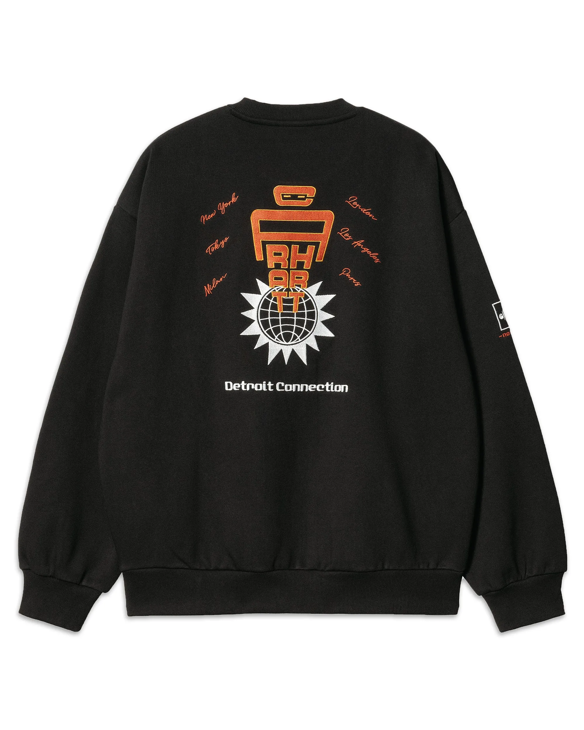 Felpa Carhartt Wip Connect Sweat Black