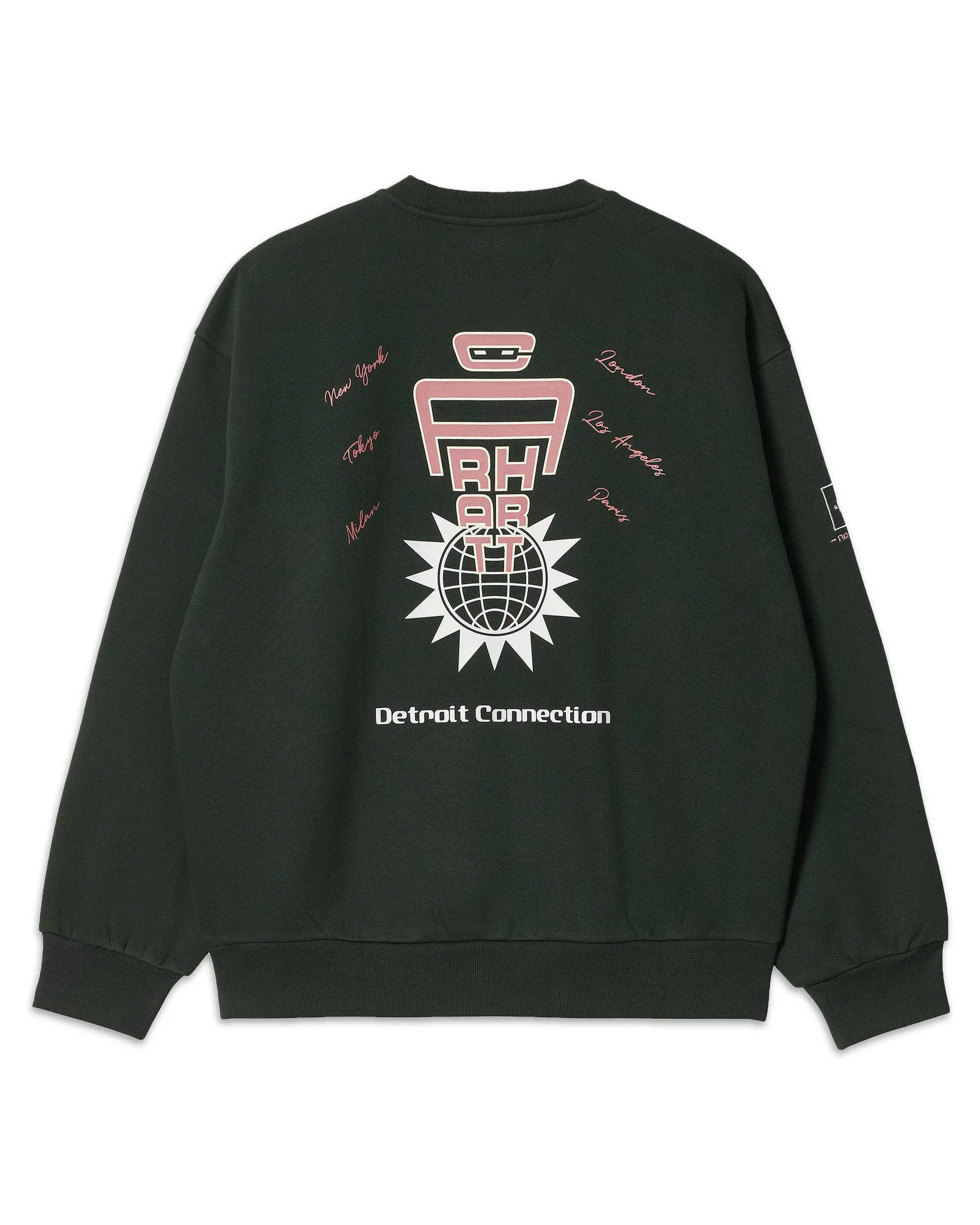 Felpa Carhartt Wip Connect Sweat Dark Cedar