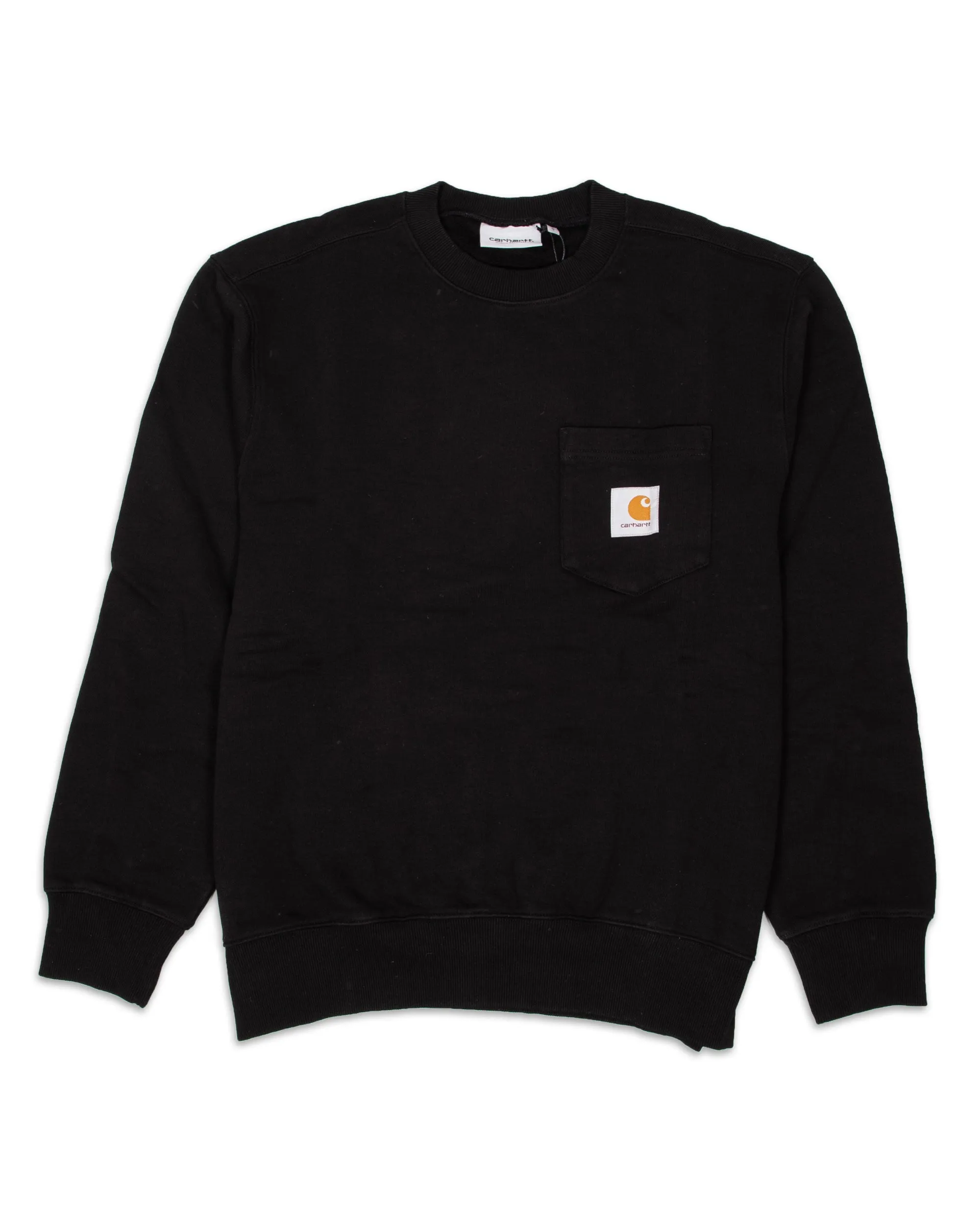 Felpa Uomo Carhartt Pocket Sweat Nera