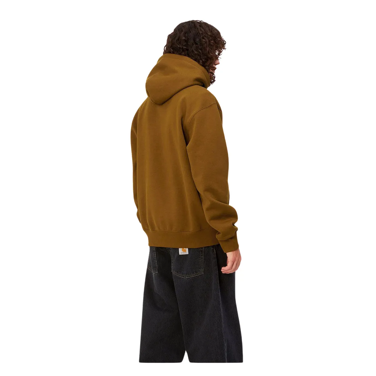 Felpa Uomo Carhartt WIP Hooded Sweat Marrone