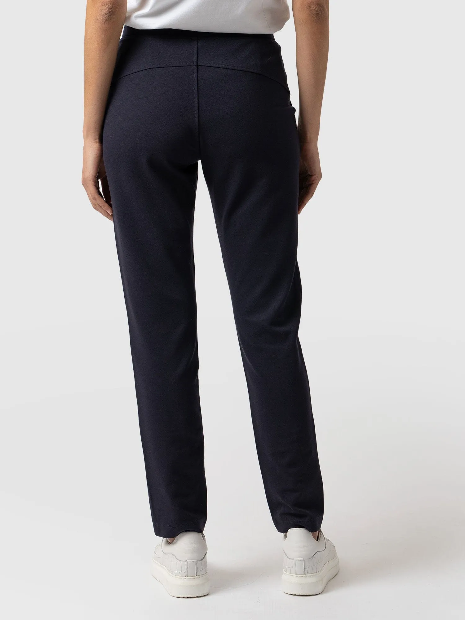 Finsbury Button Pant - Navy