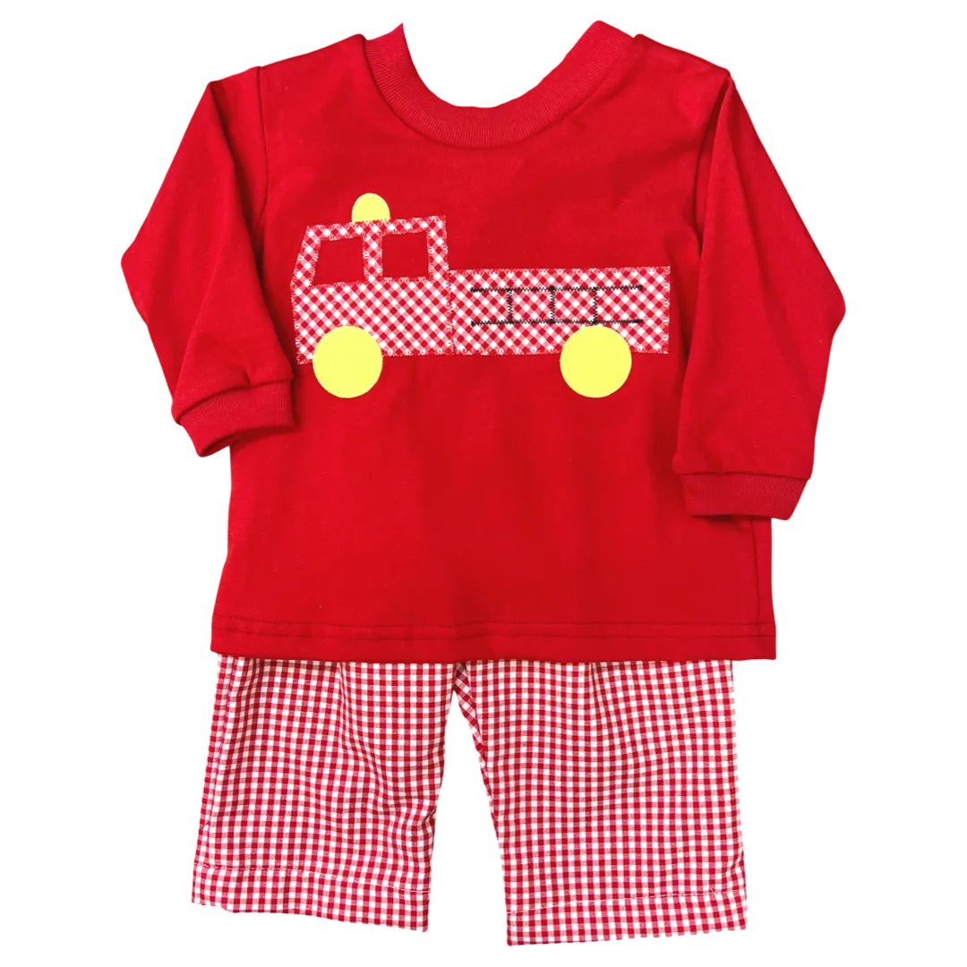 FT Pant Set - Firetruck