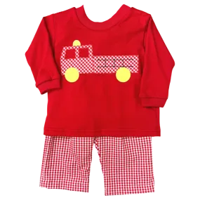 FT Pant Set - Firetruck