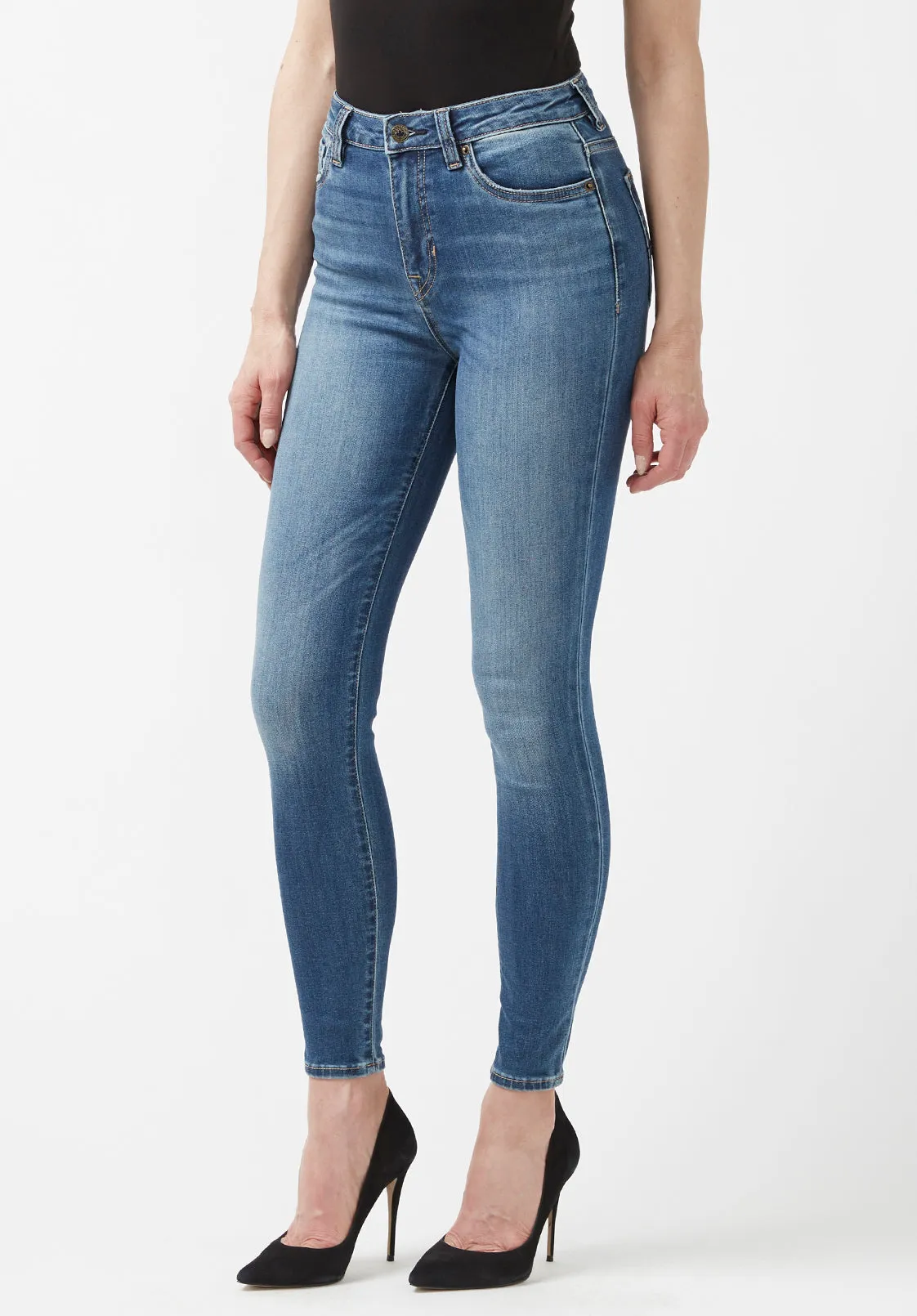 High Rise Skinny Skylar Women's Jeans in Indie Blue Wash - BL15675