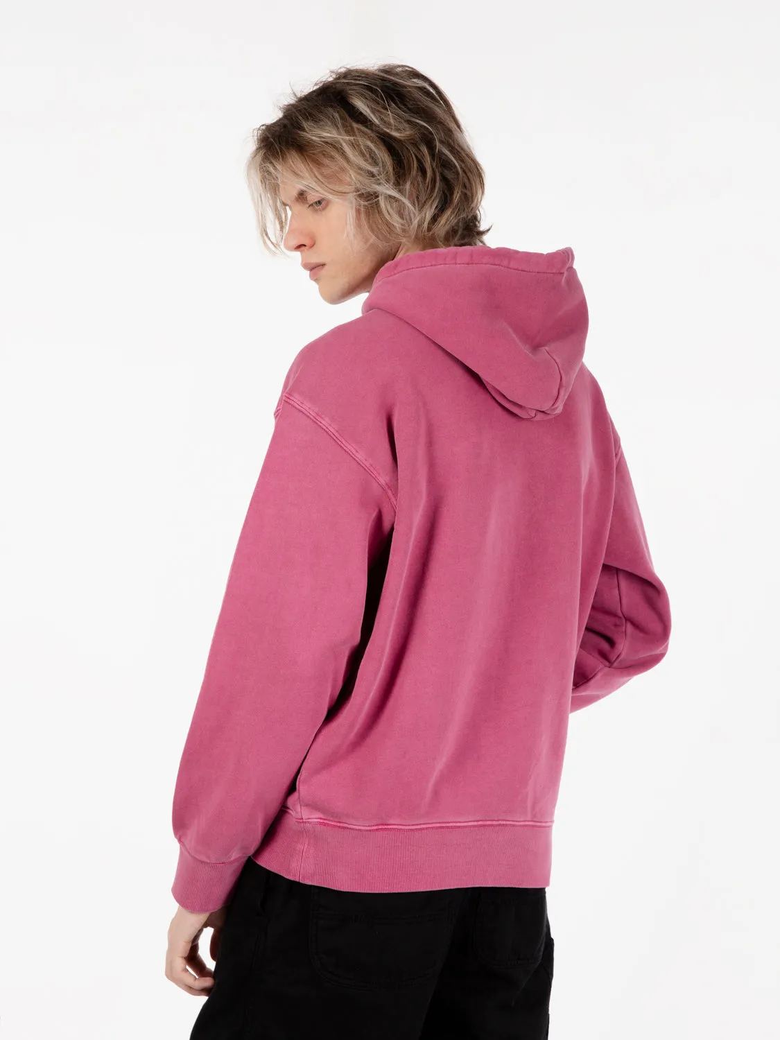 Hooded Nelson sweat magenta