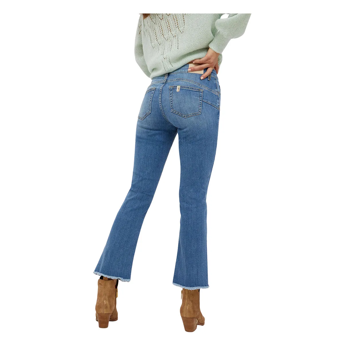 Jeans Liu-Jo Flare Glitter Denim Medio