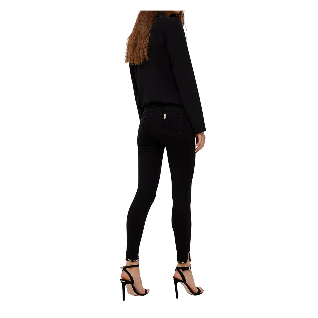 Jeans Liu-Jo Skinny Catena Gioiello Nero