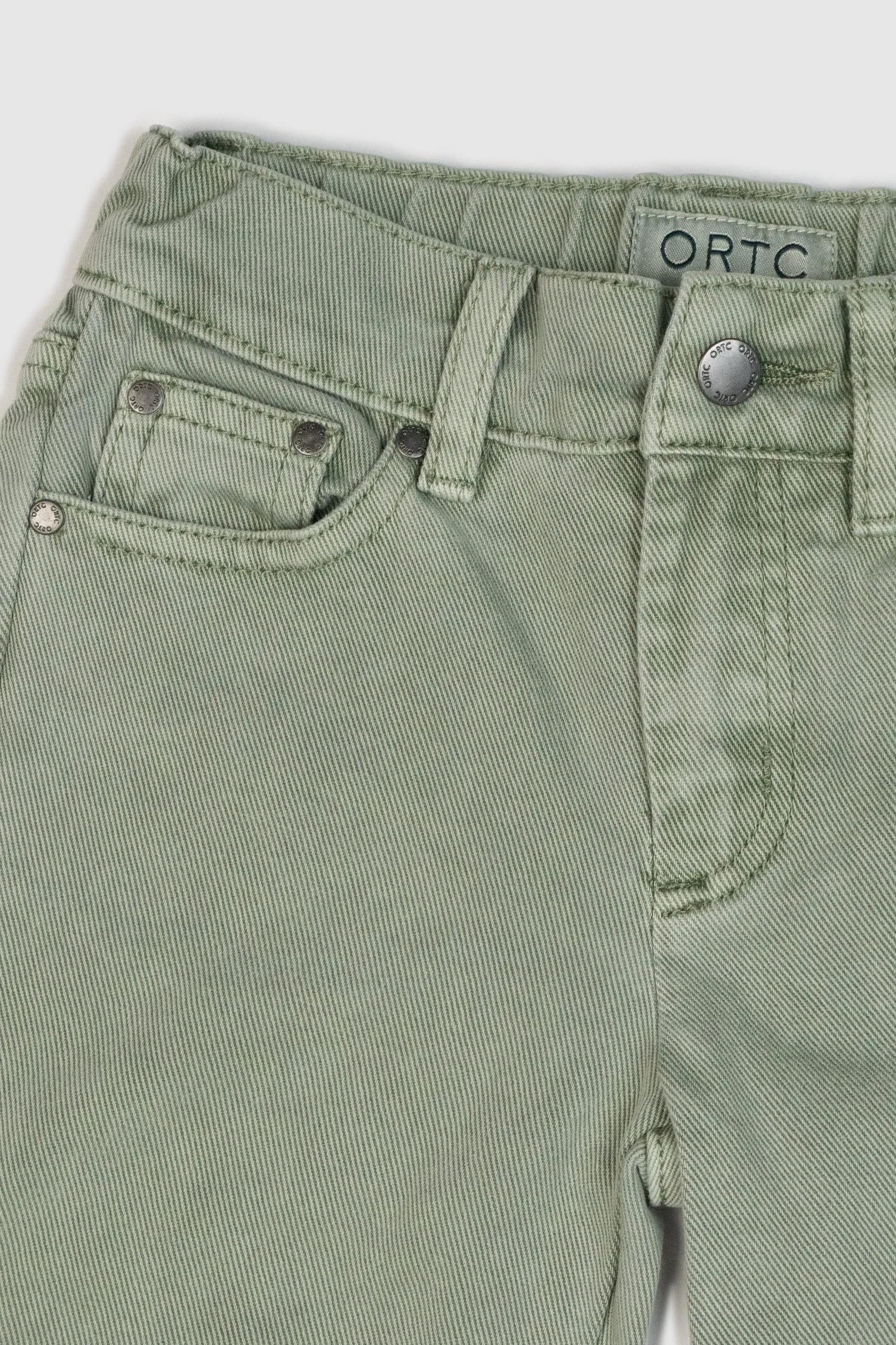 Jnr Noa Relaxed Twill Pants Olive