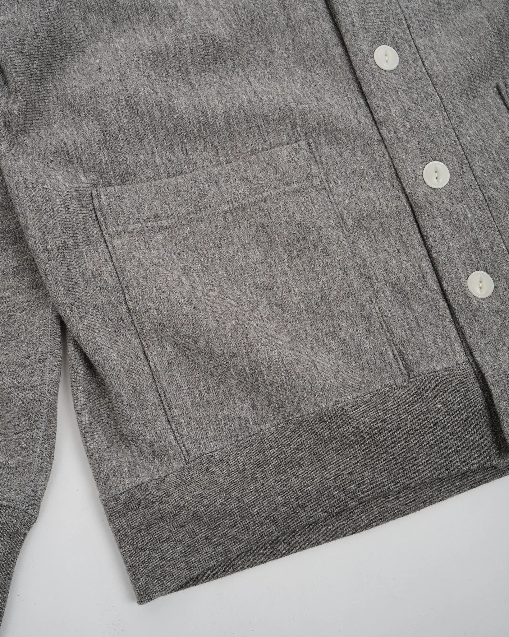 KODENSHI Sweat Cardigan Heather Gray