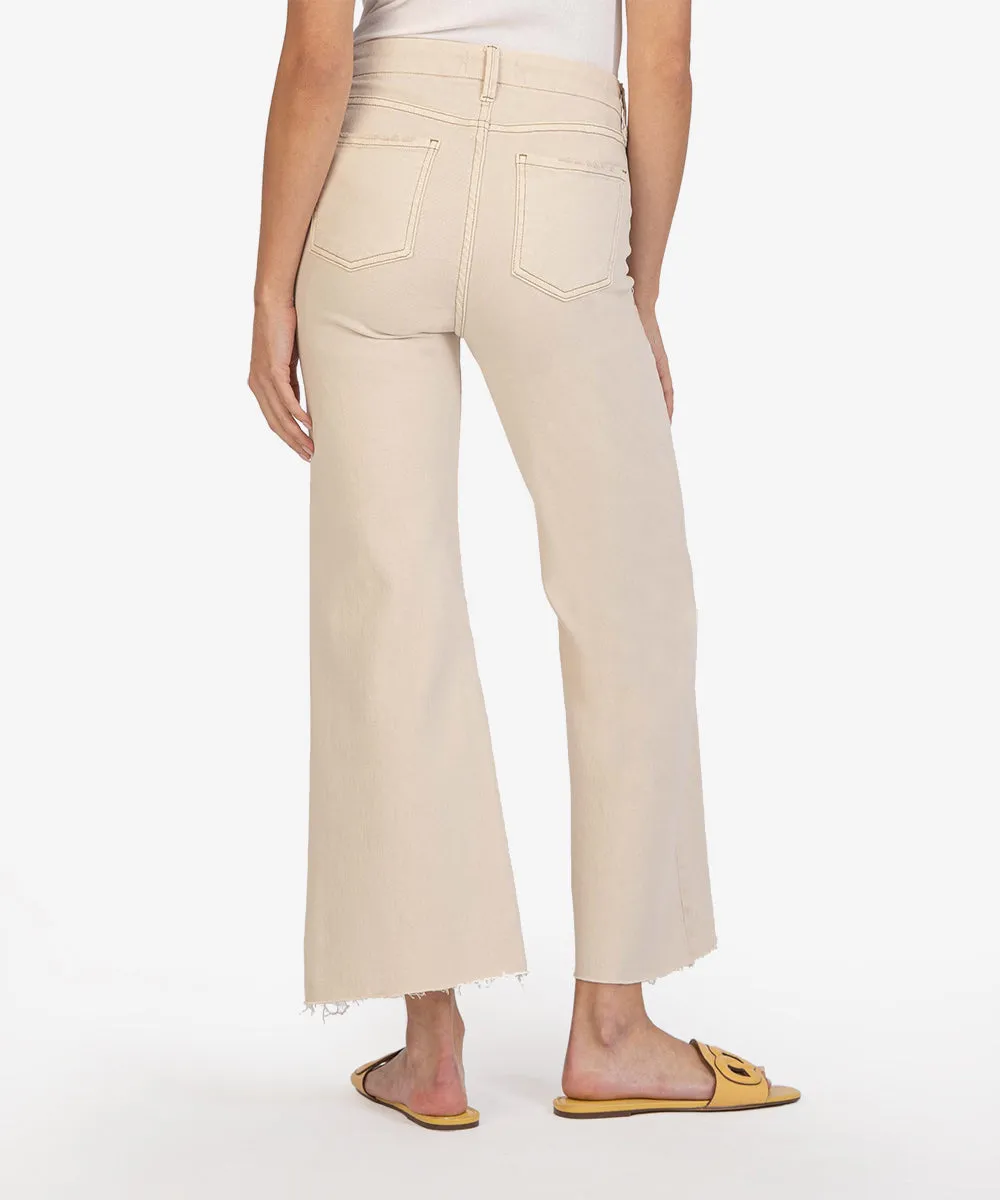 Kut Meg High Rise Wide Leg | Ecru