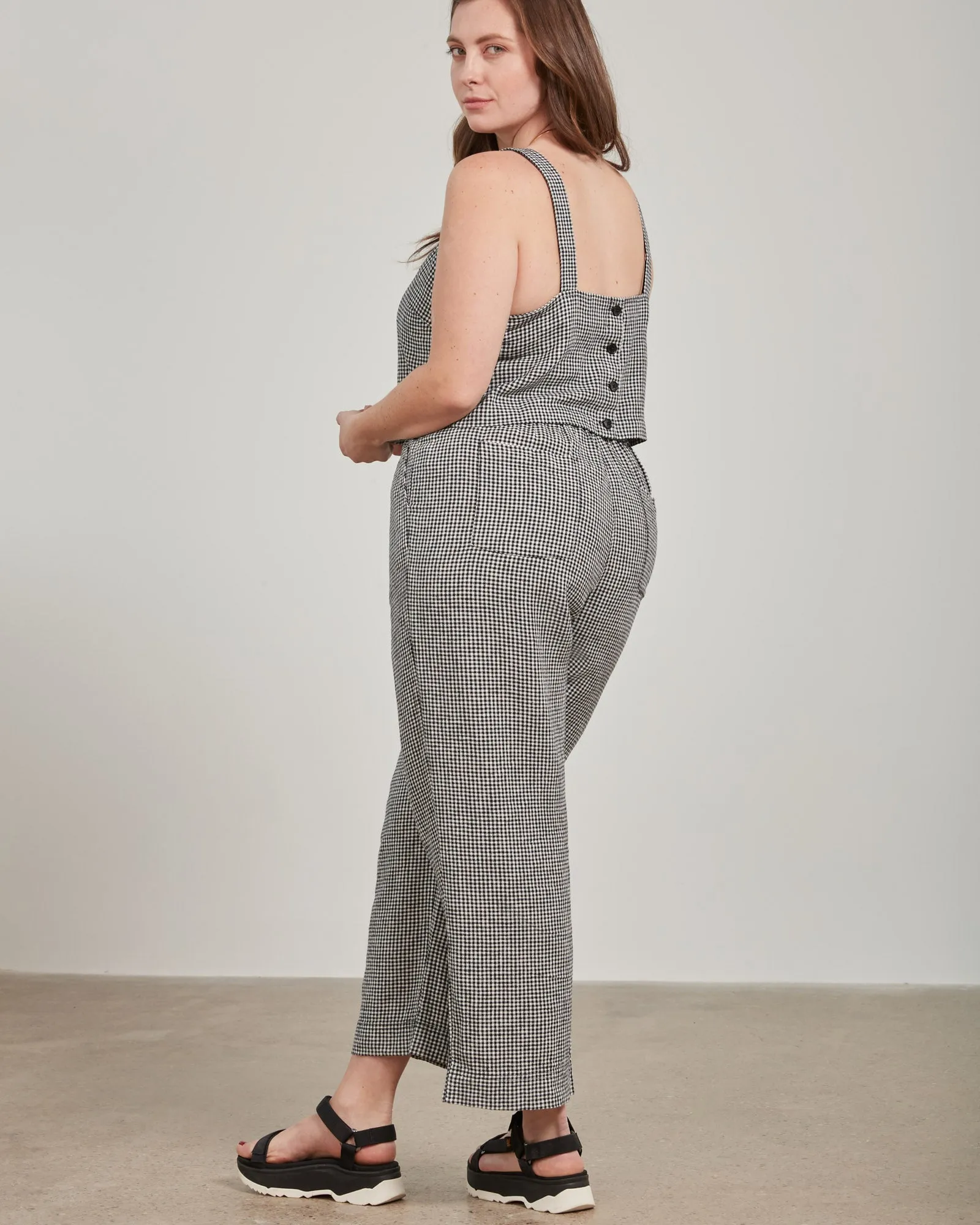 Linen Pull-On Pant