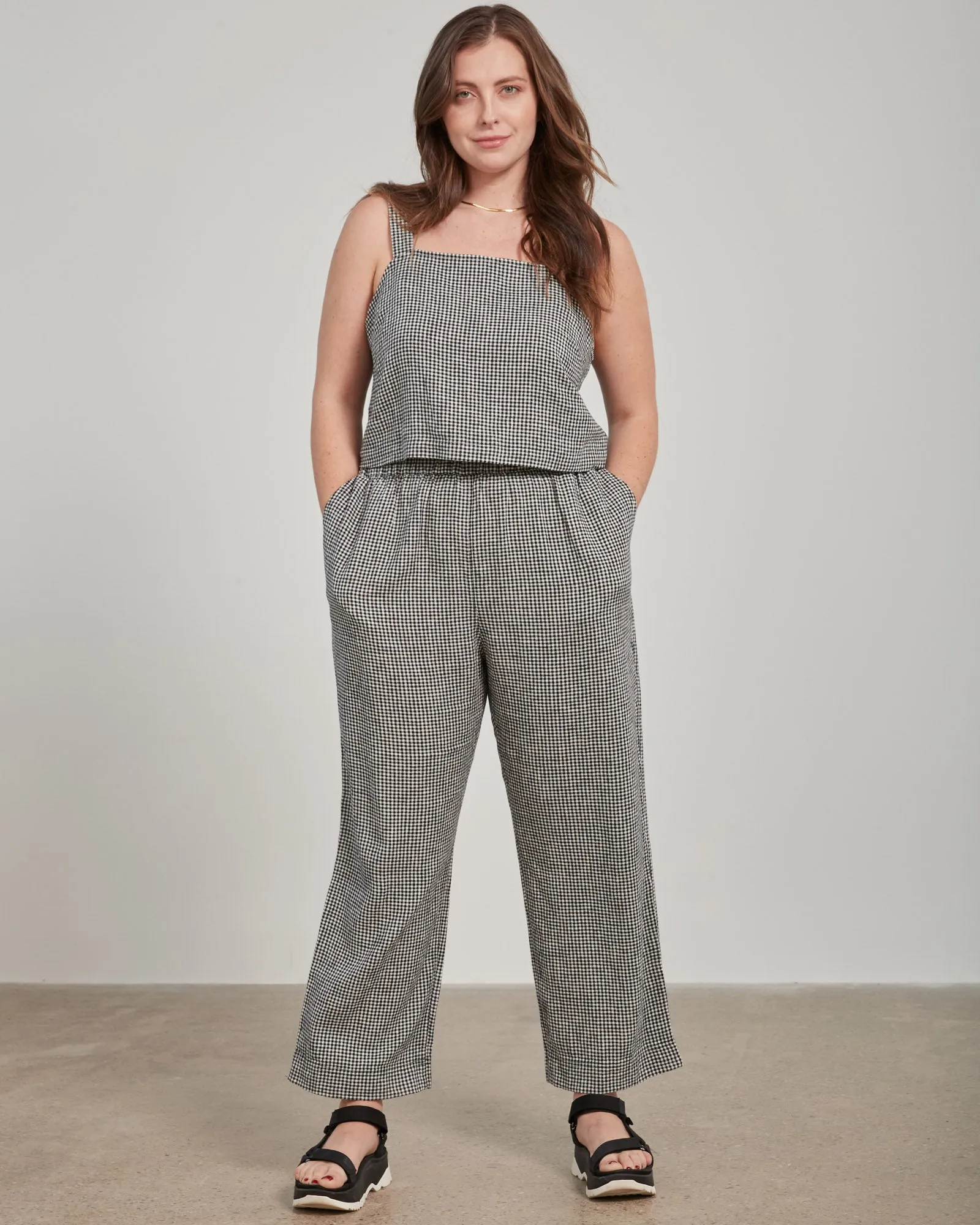 Linen Pull-On Pant