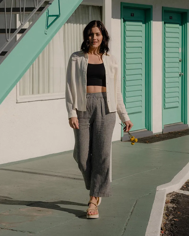 Linen Pull-On Pant