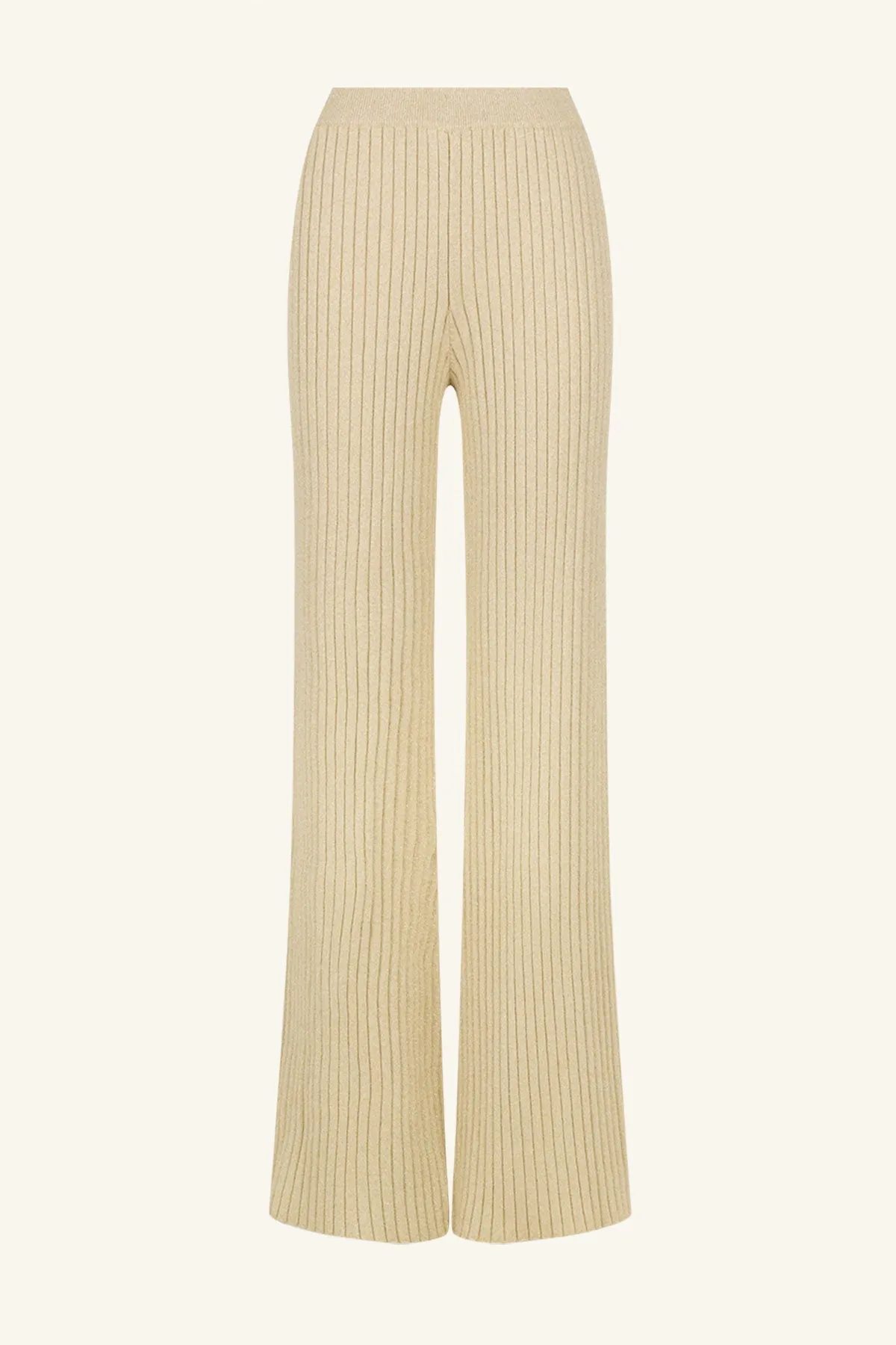 LIVIA STRAIGHT LEG PANT - CHAMPAGNE