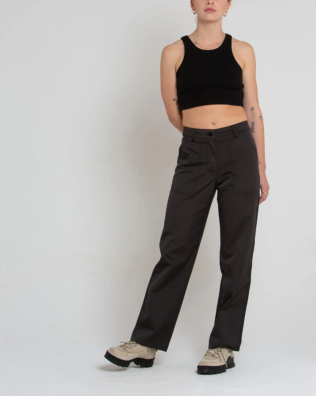 Mona Ripstop Pant - Anthracite