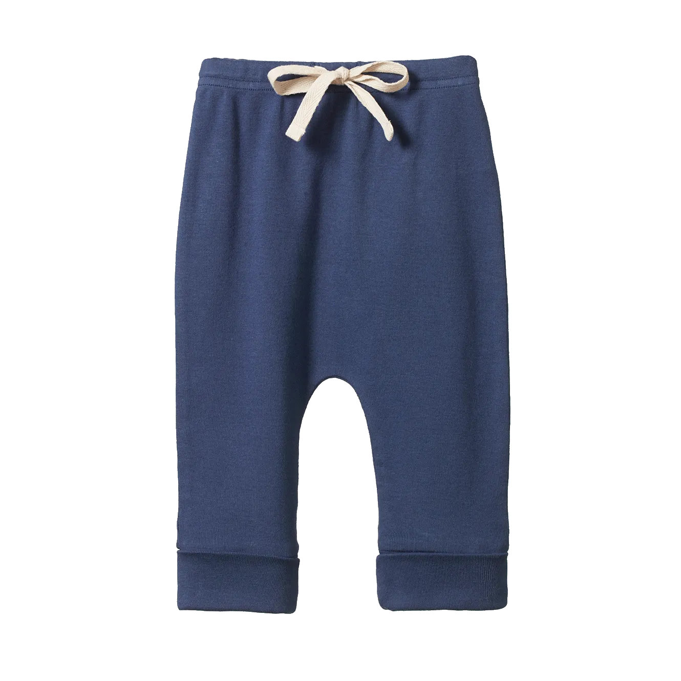 Nature Baby Cotton Drawstring Pants - Vintage Indigo