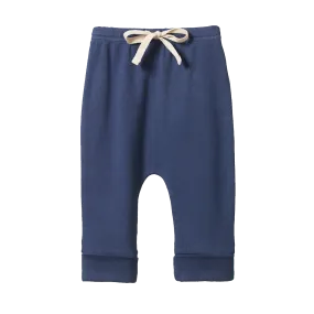 Nature Baby Cotton Drawstring Pants - Vintage Indigo