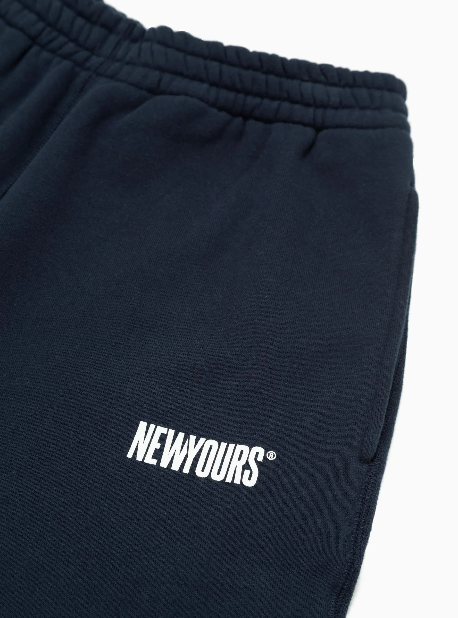 NEWYOURS Basic Sweat Shorts Navy