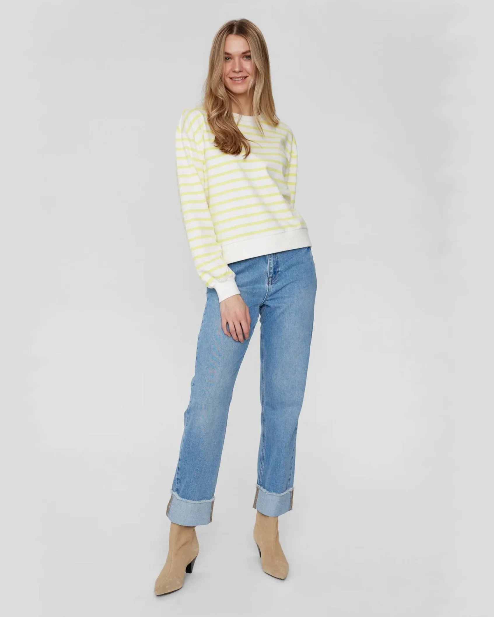 Numph Numyra Stripe Sweat