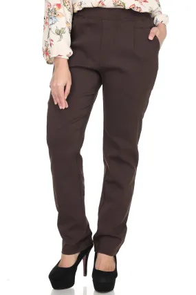 Pant without Zipper - Brown