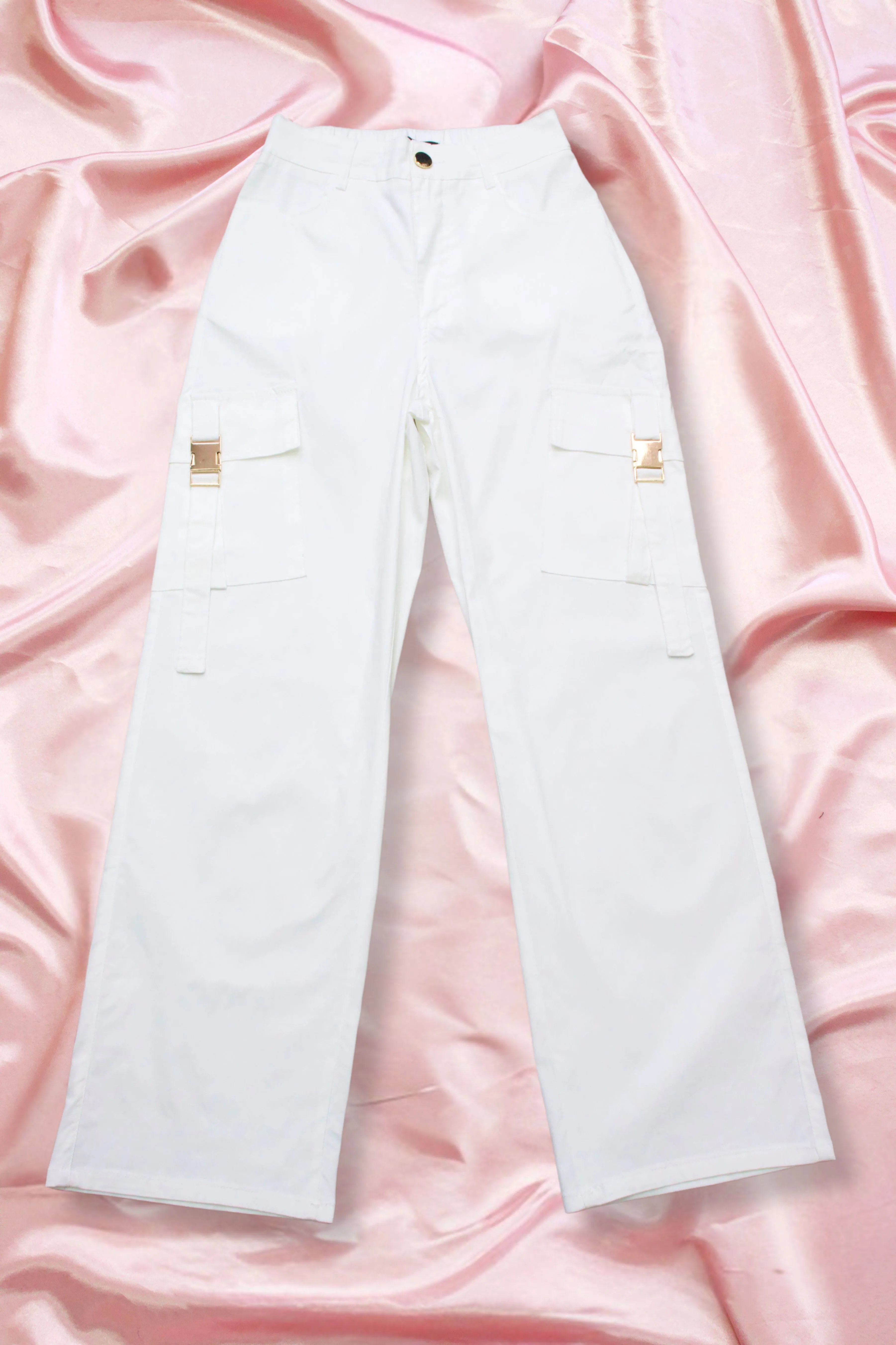 PANTALN ESTILO CARGO BROCHES DORADOS PS827