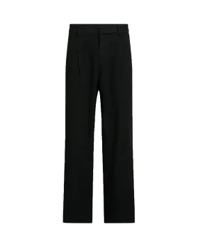 Pantalone Uomo Calvin Klein Wool Optic Relaxed Wide Pant Nero