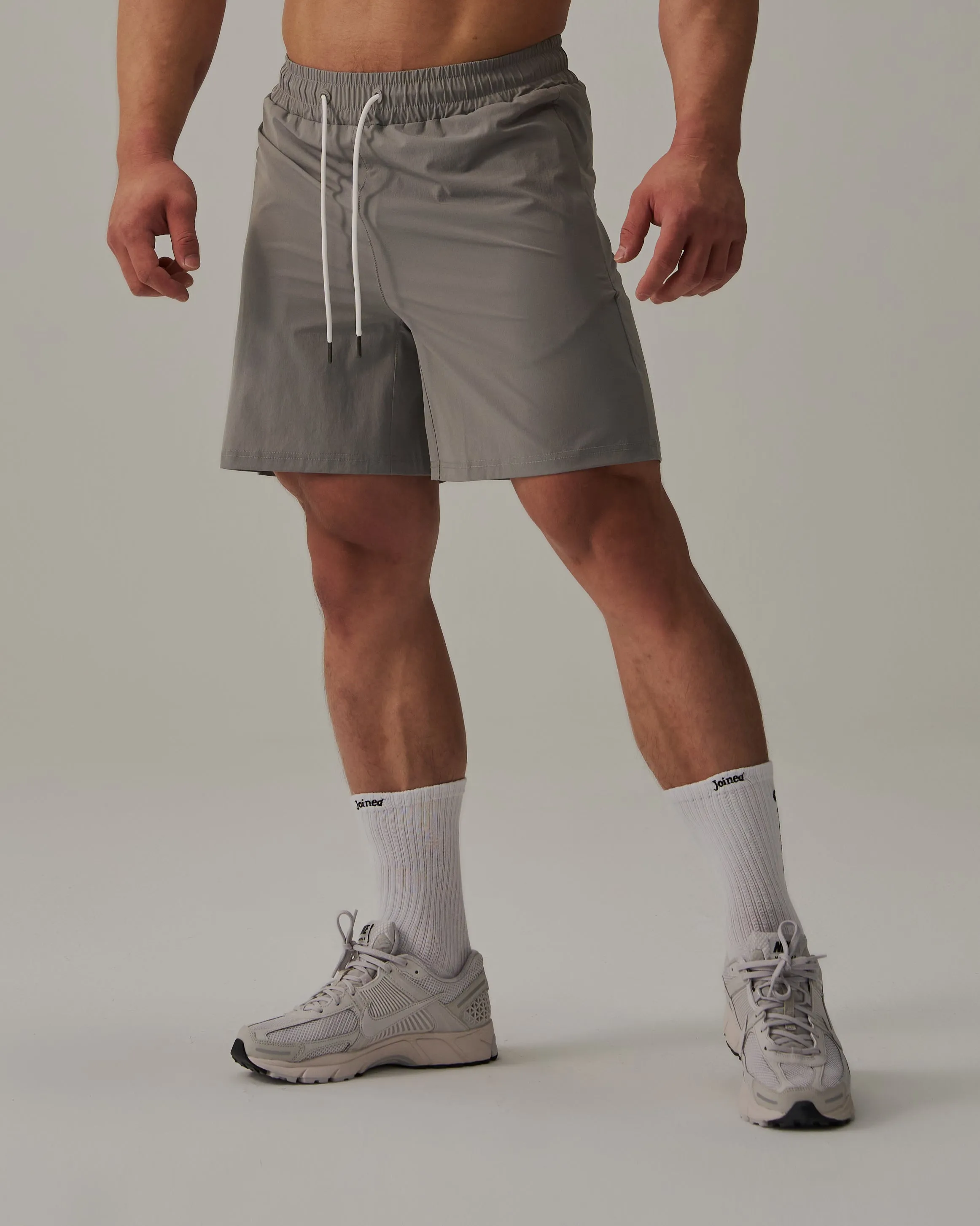 Patched Gym Shorts