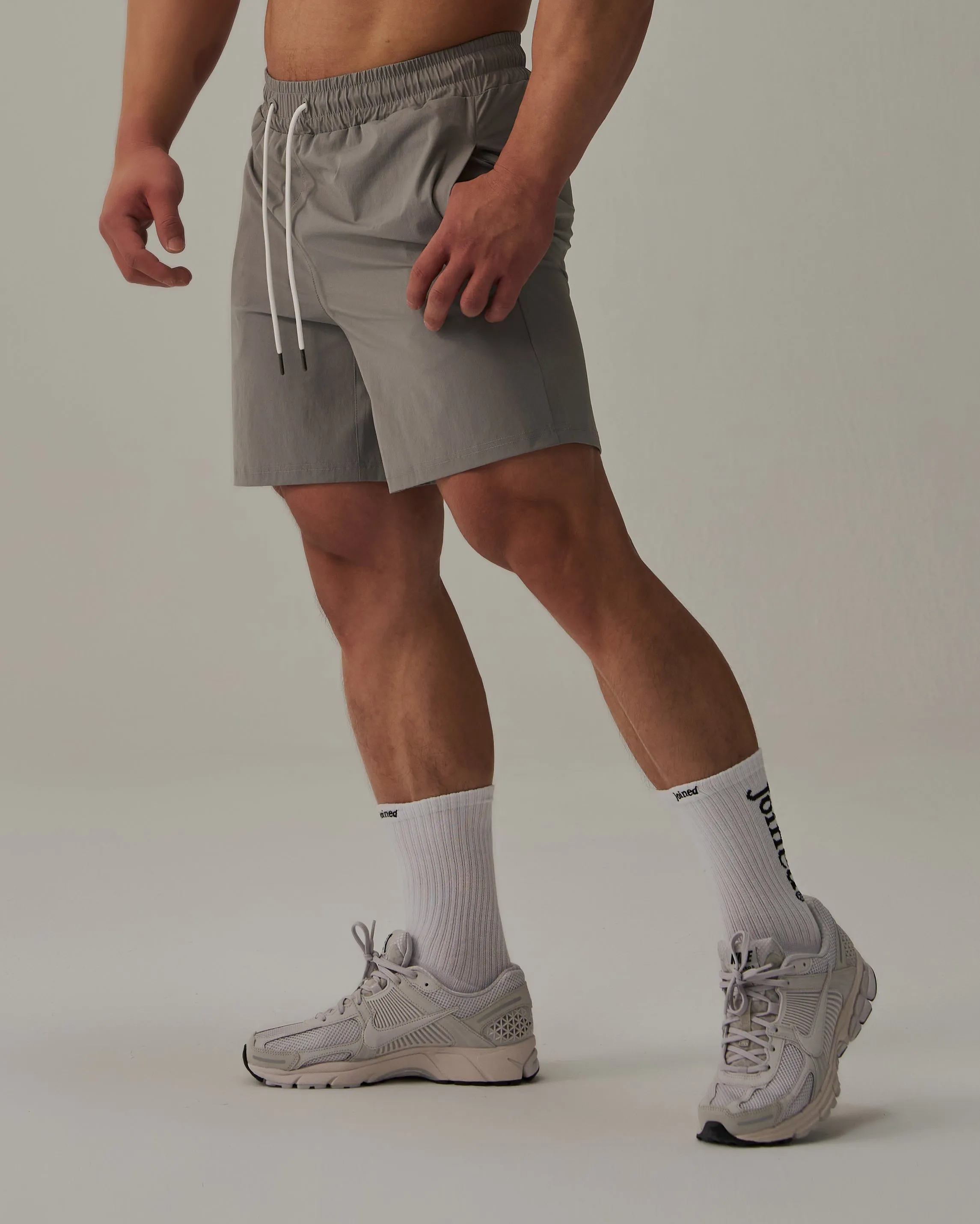 Patched Gym Shorts