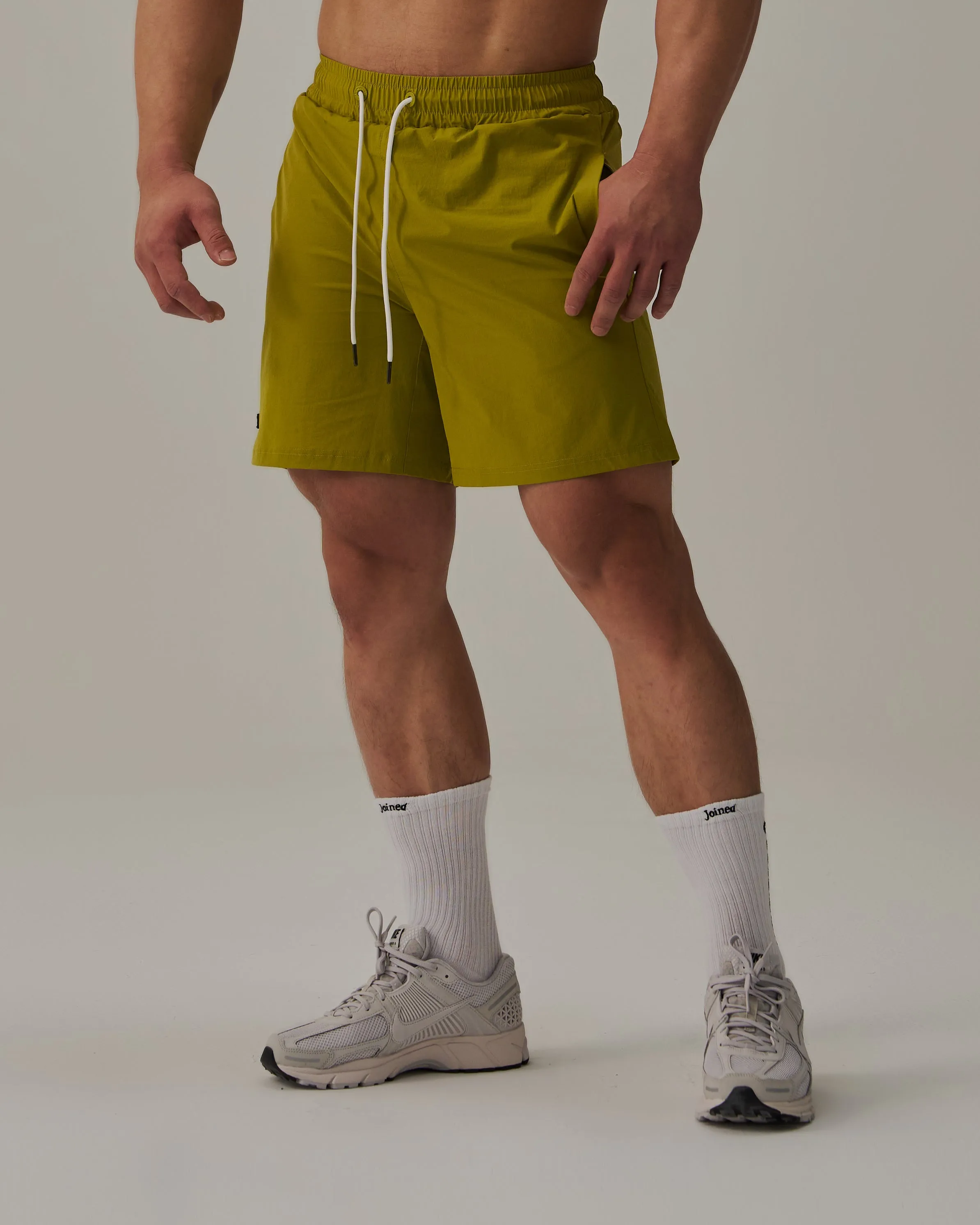 Patched Gym Shorts